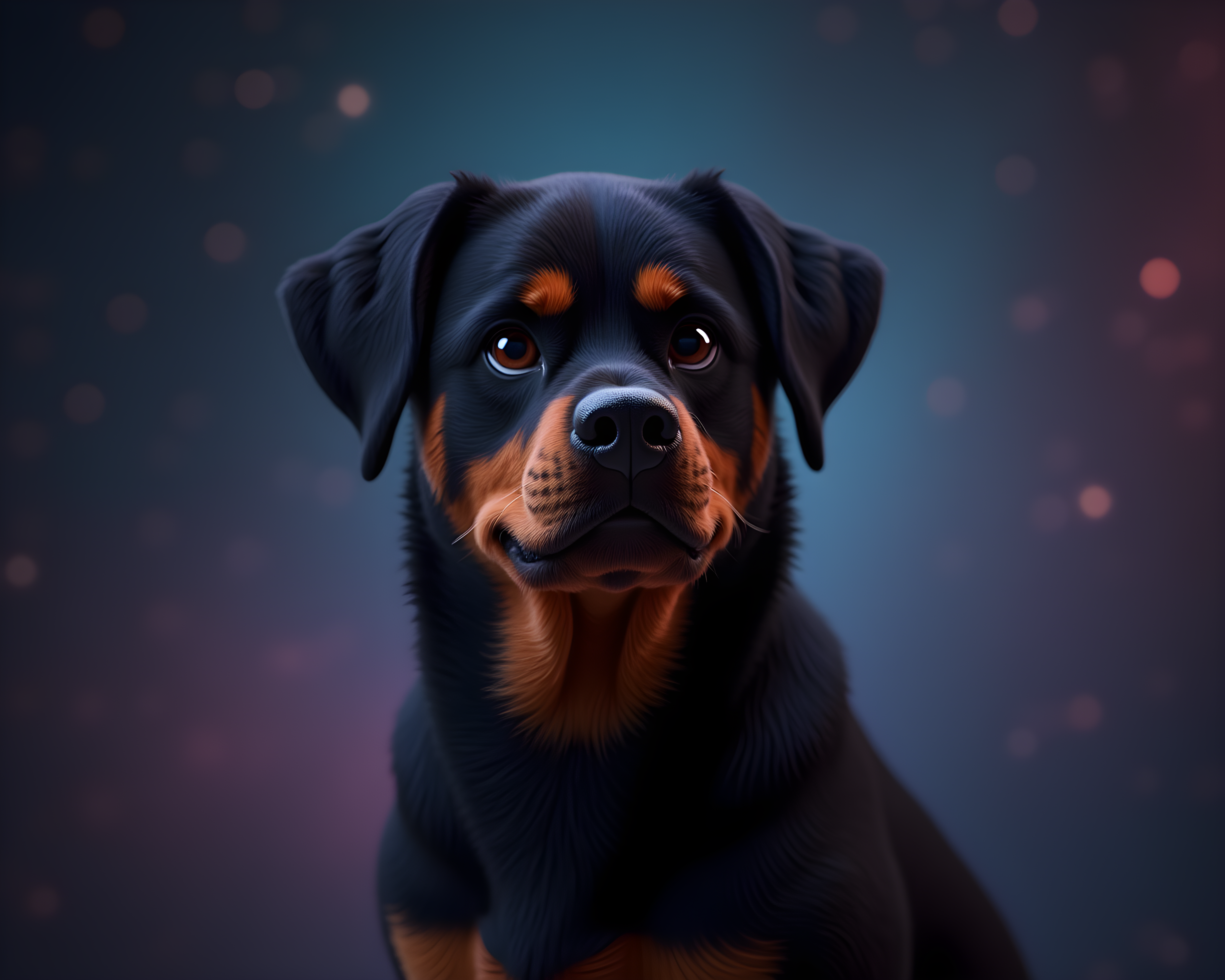Rottweiler — 3D Render (Fantasy)
