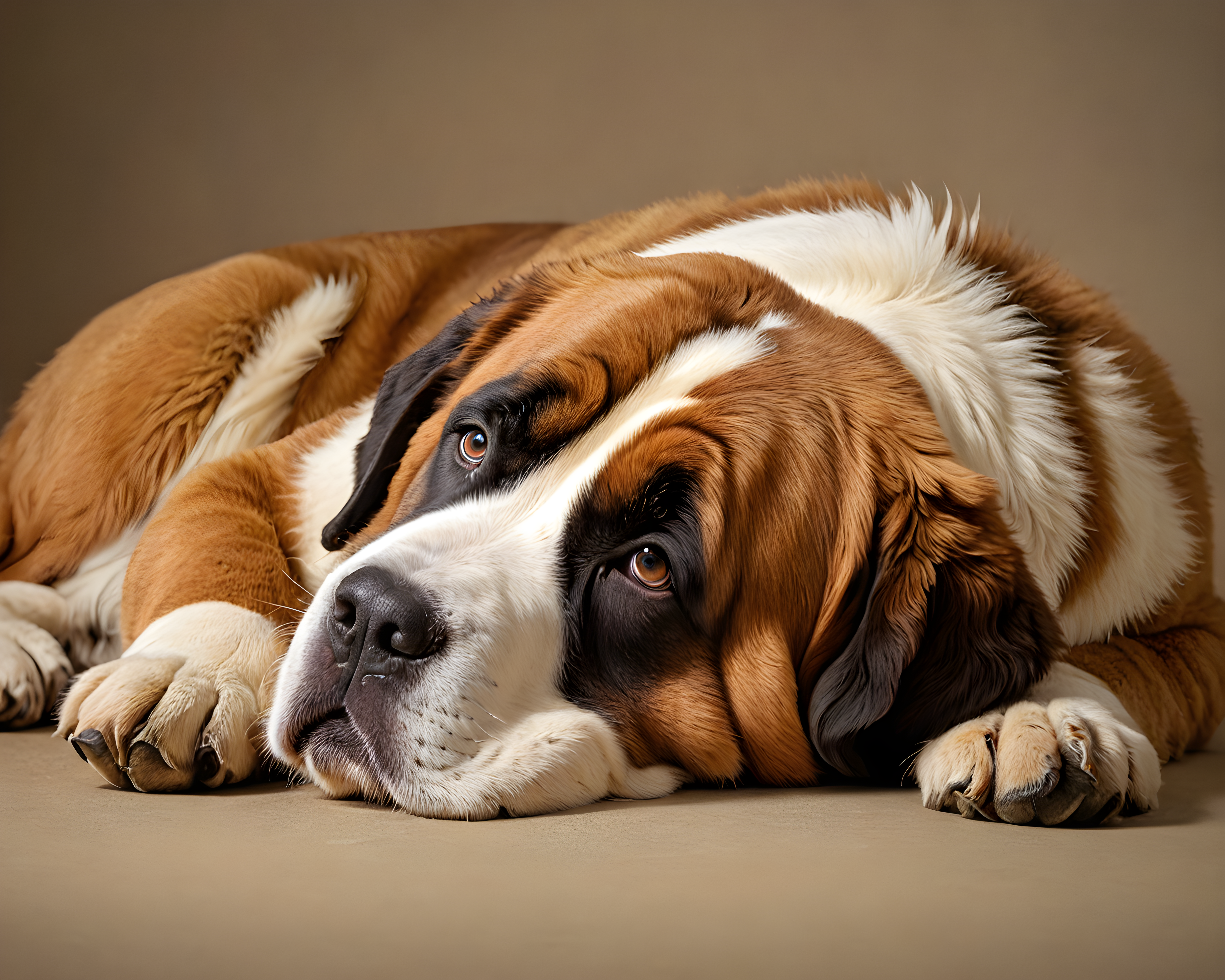 Saint Bernard — Funny (Sleepy)