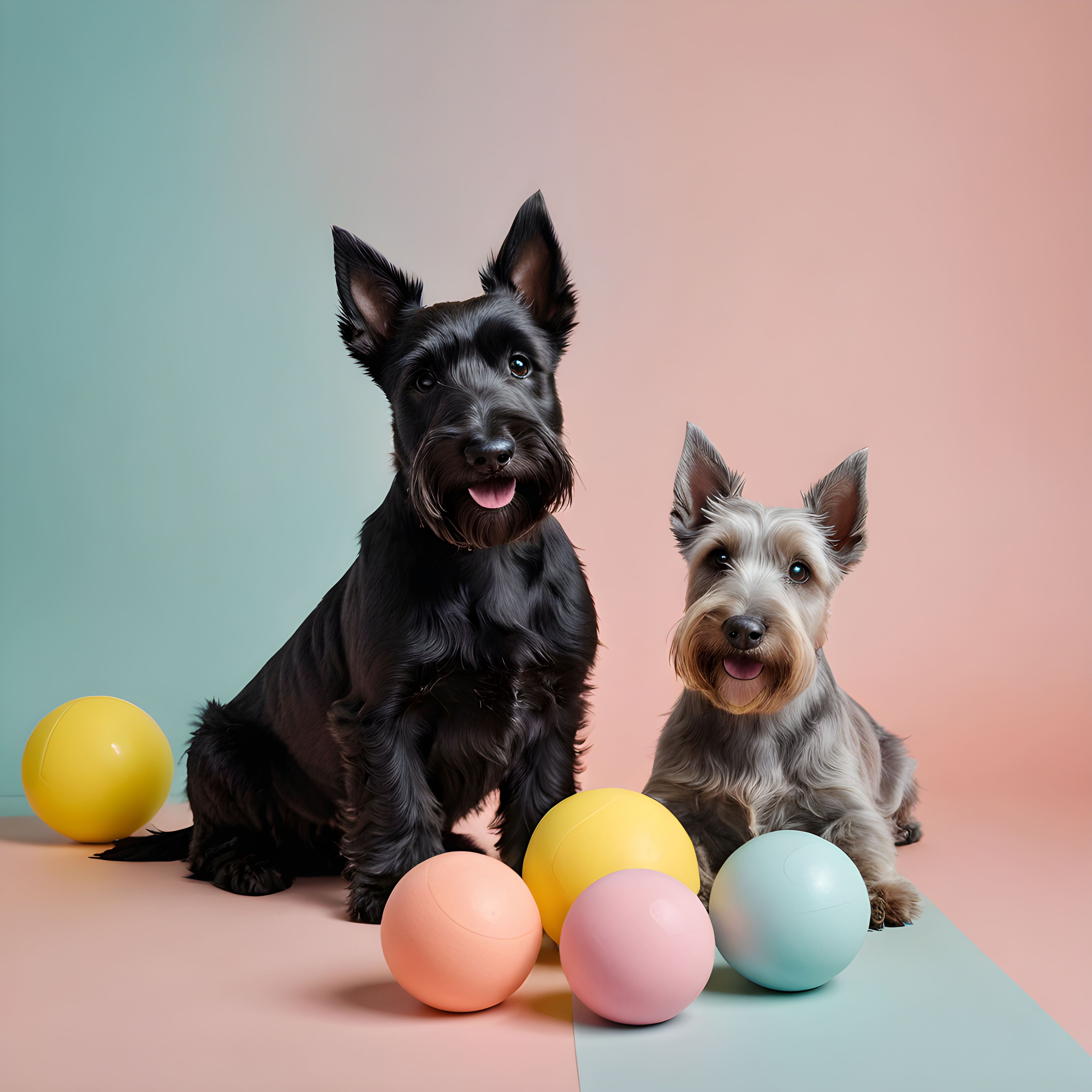 Scottish Terrier — Modern Aesthetic (Playful)