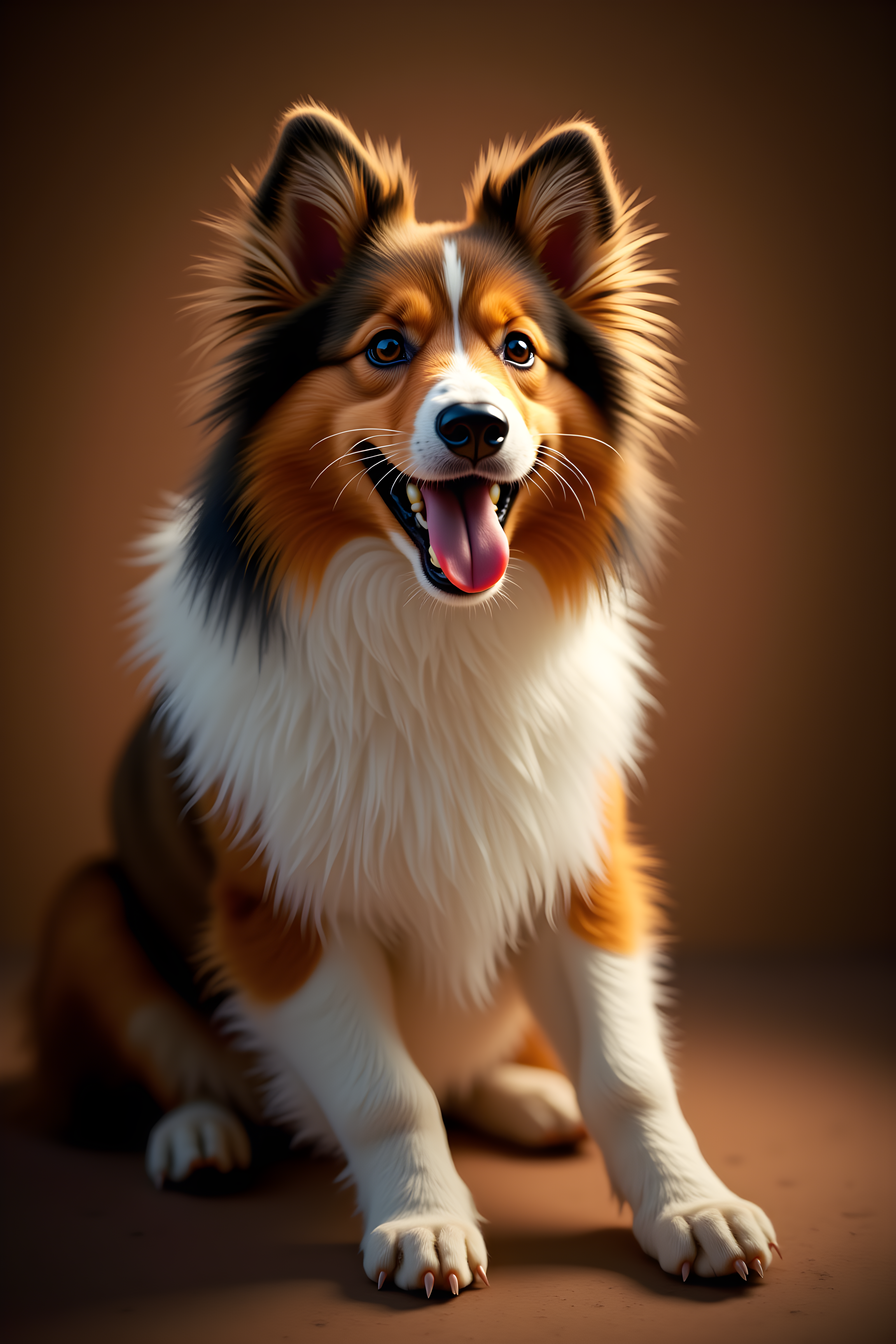 Shetland Sheepdog — Realistic (Happy)
