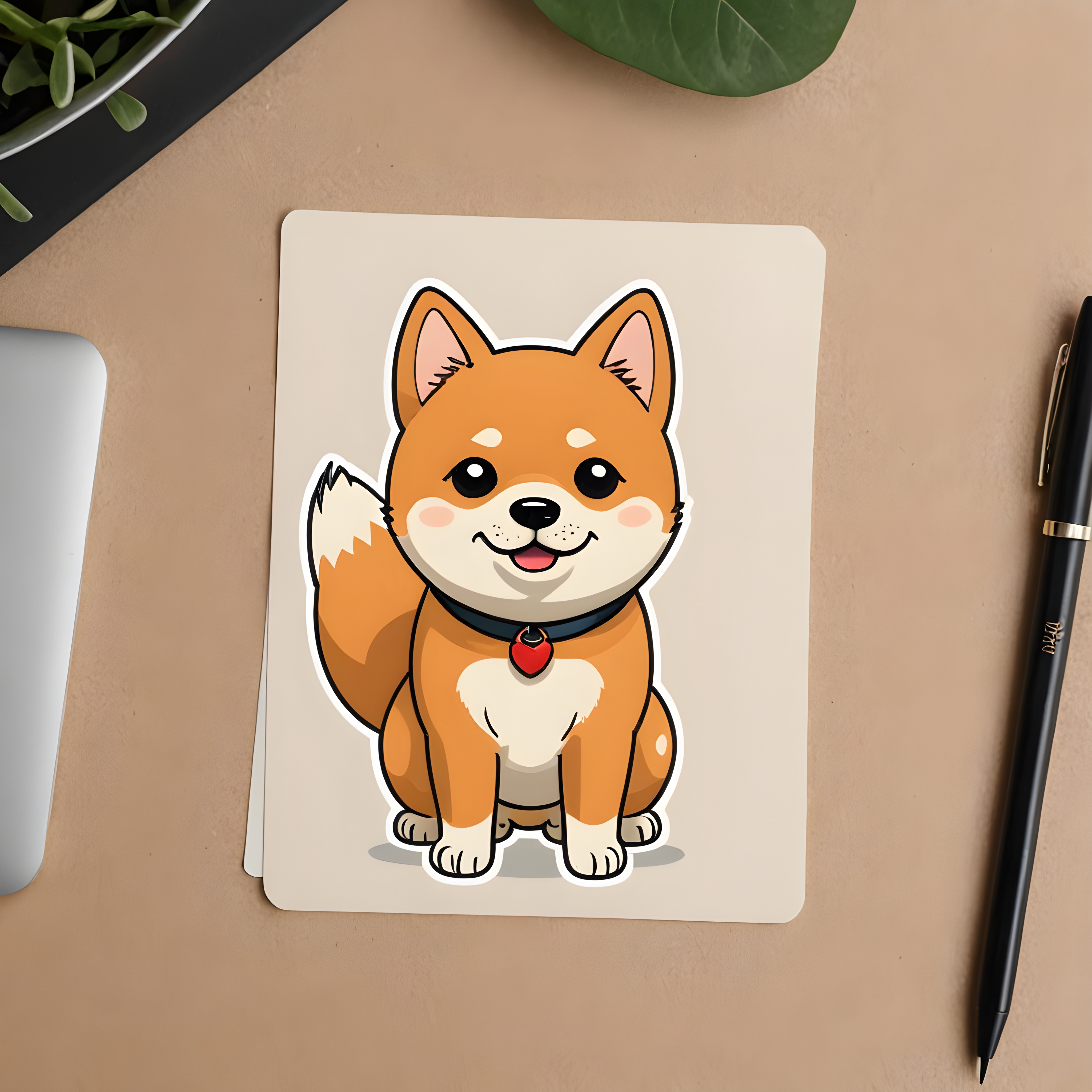 Shiba Inu — Cartoon / Kawaii (Aesthetic)