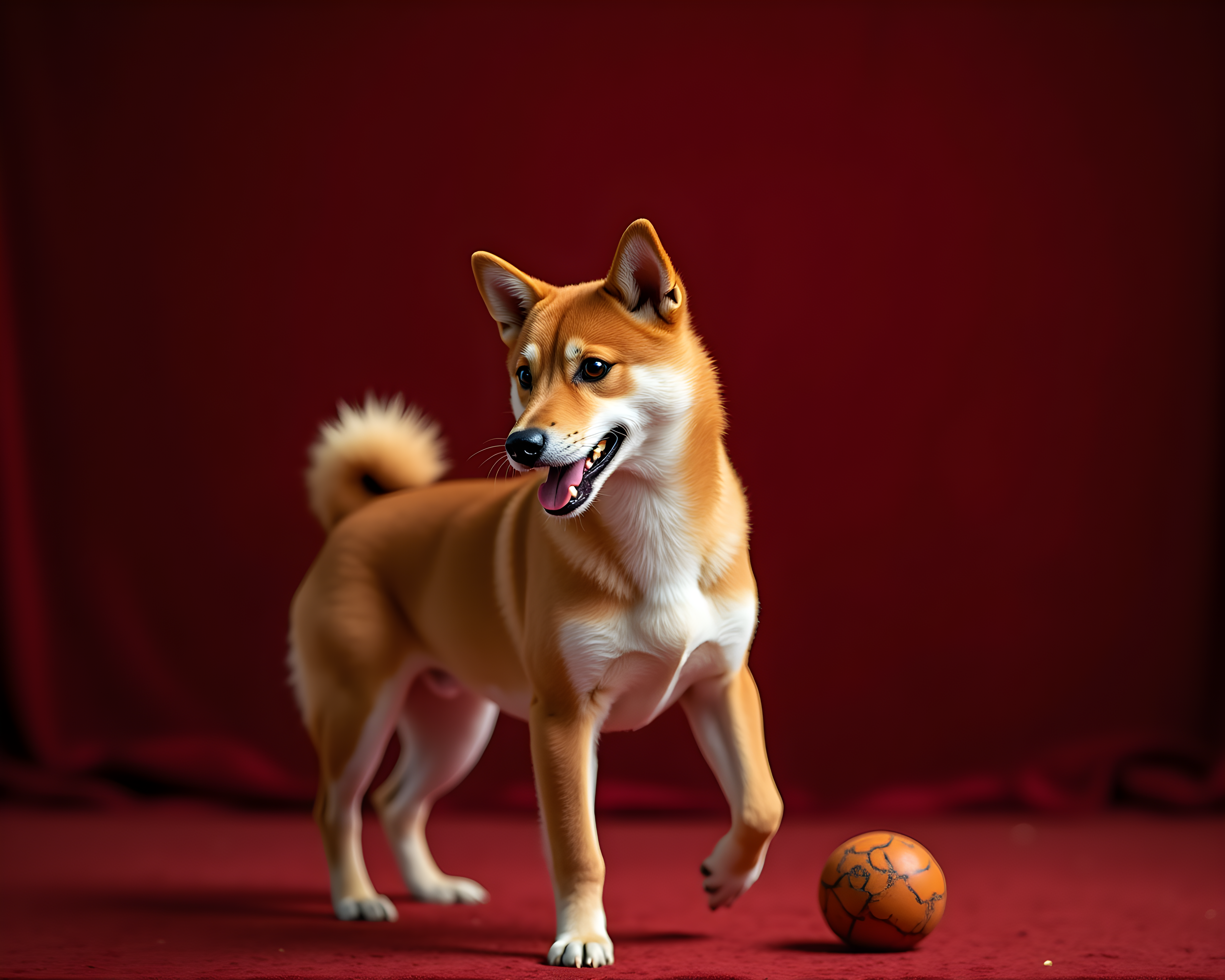 Shiba Inu — Luxury (Playful)
