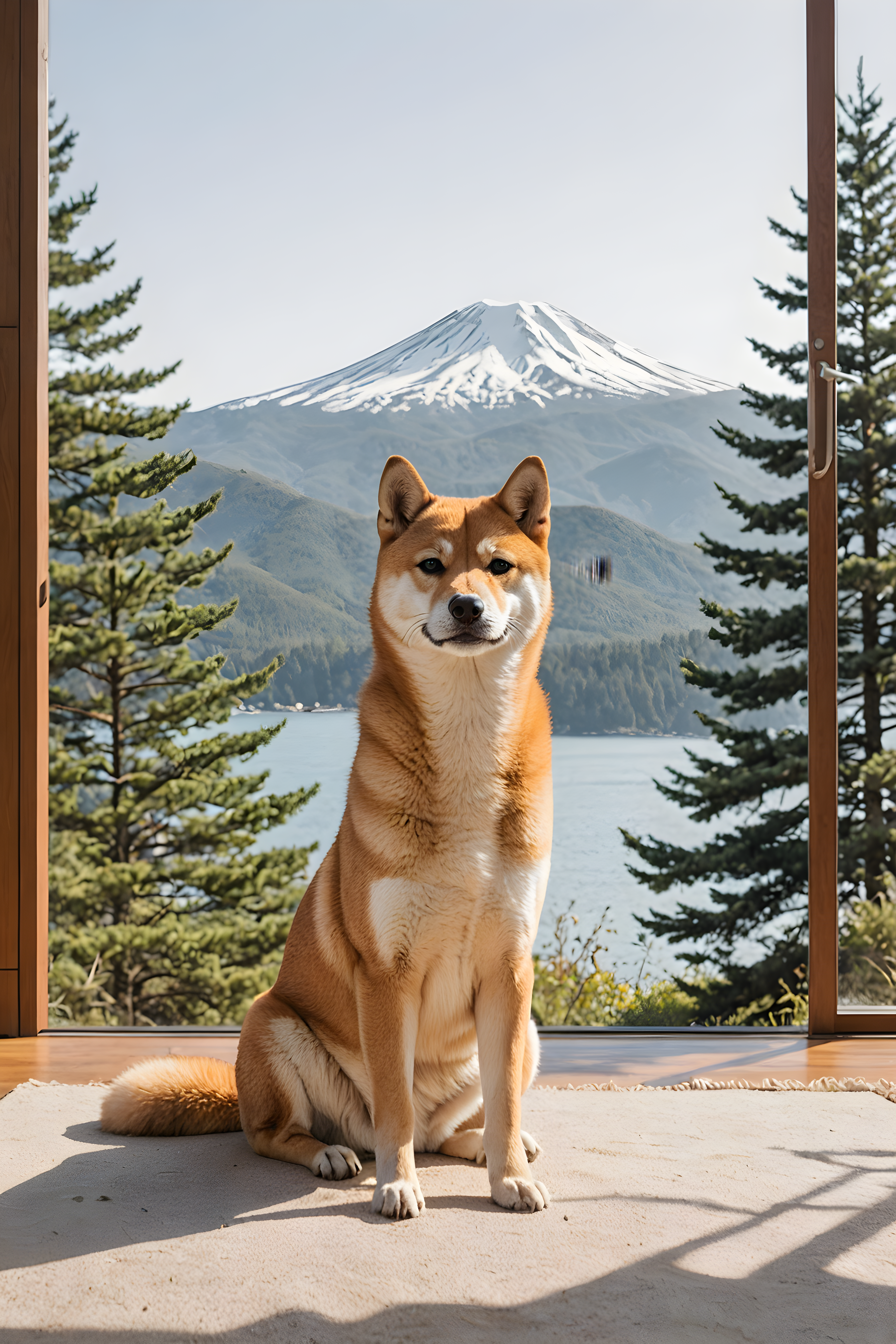 Shiba Inu — Minimalist Line Art (Funny)
