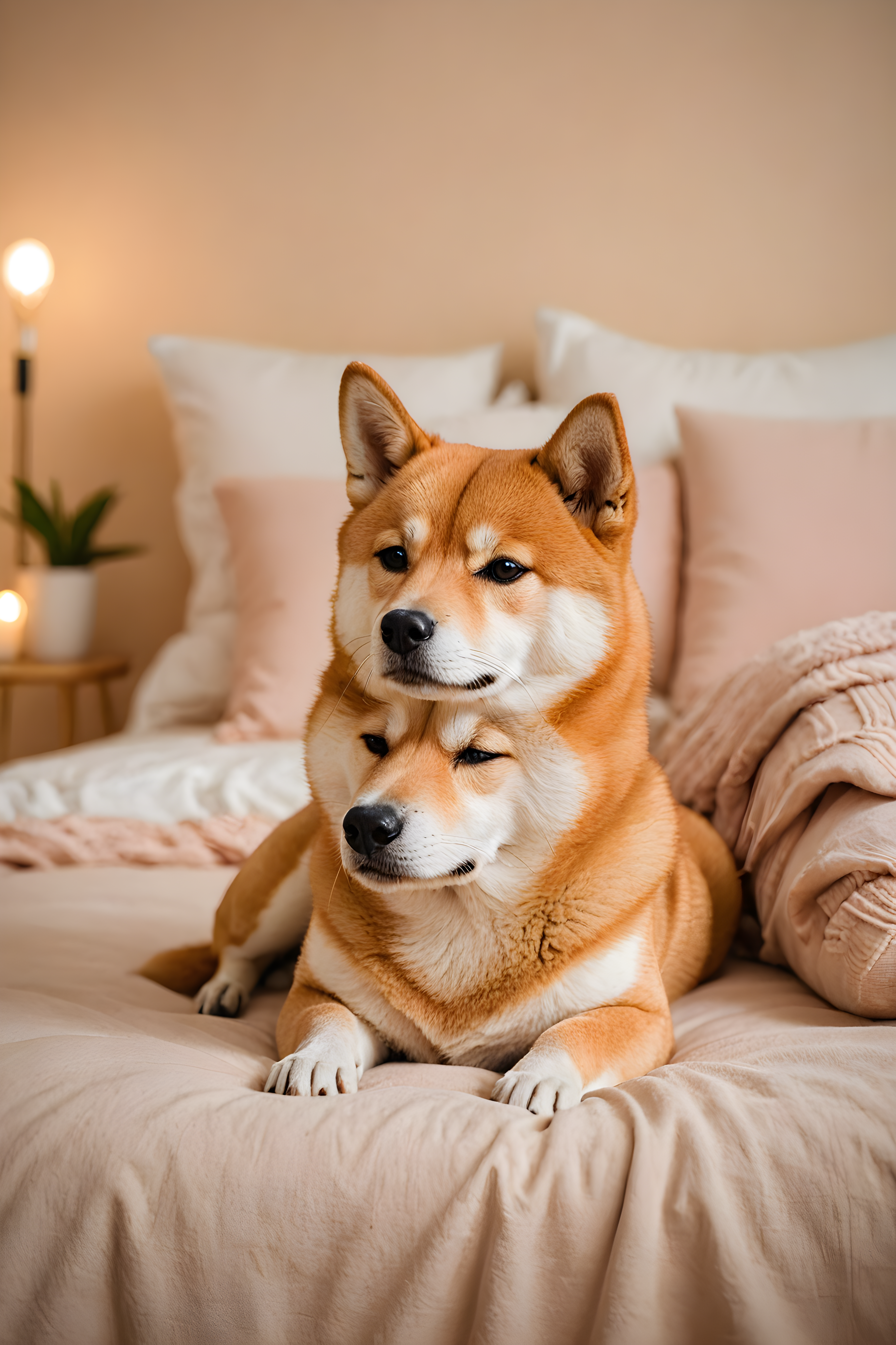 Shiba Inu — Modern Aesthetic (Sleepy)
