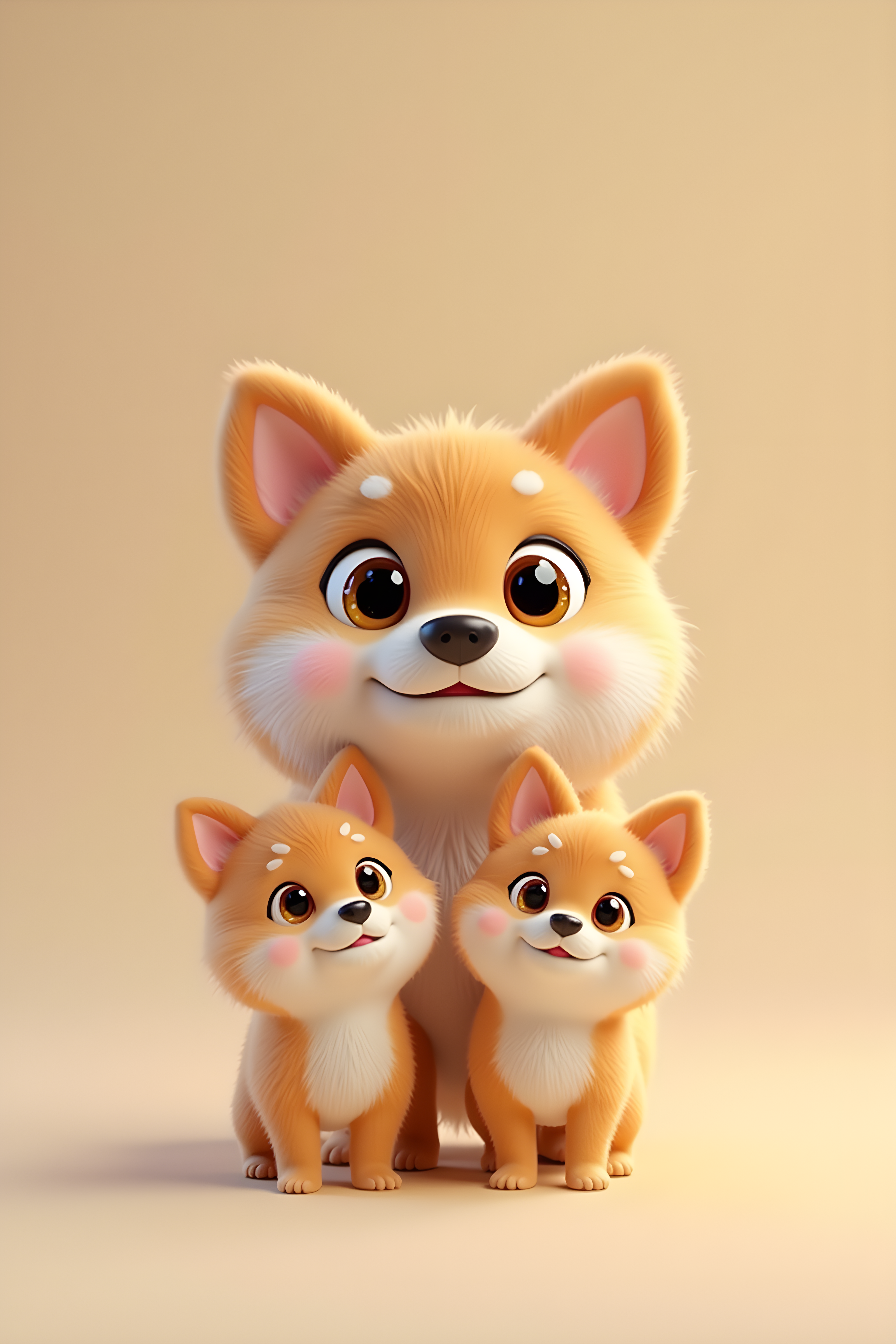 Shiba Inu — 3D Render (Cute)
