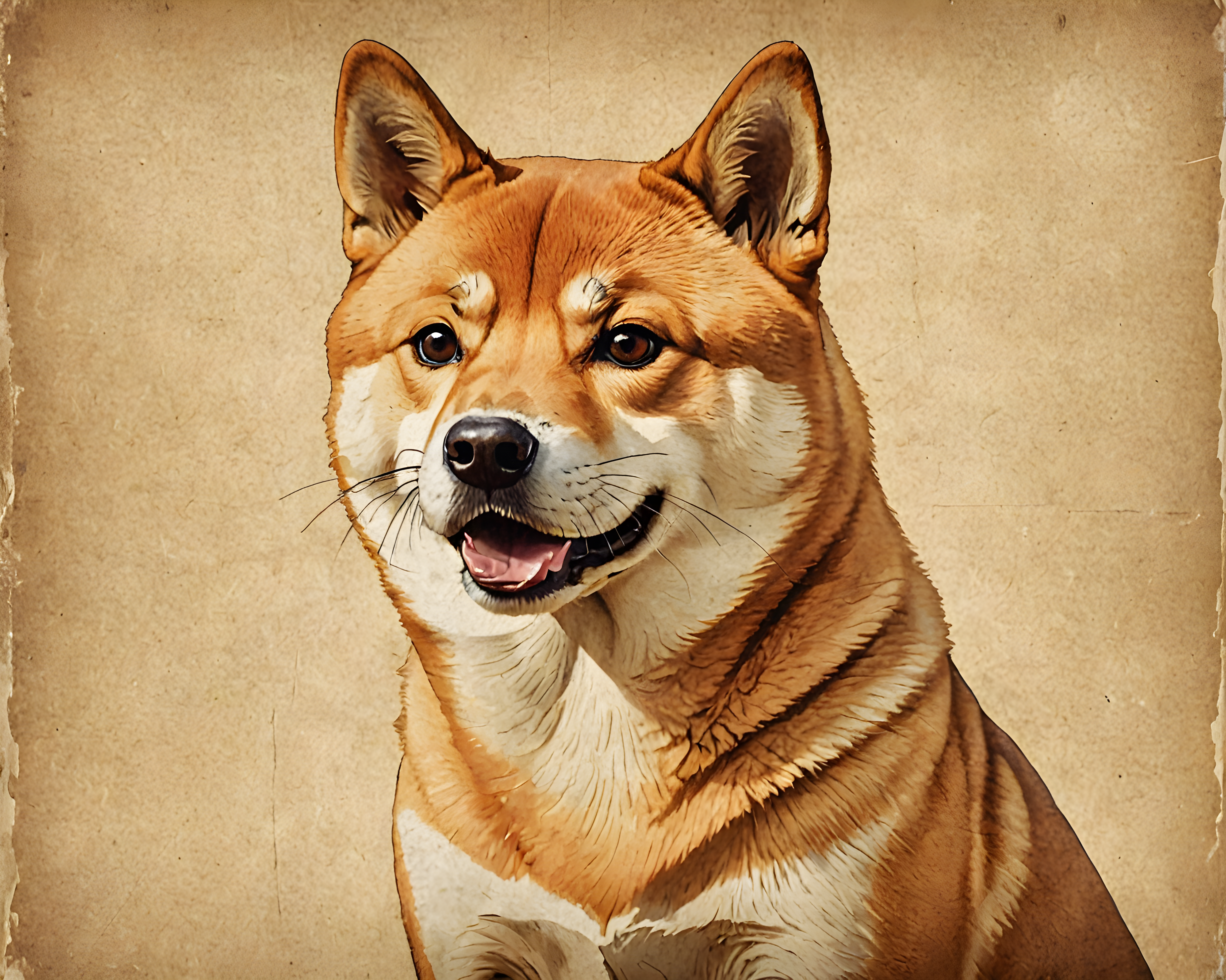Shiba Inu — Vintage Poster (Funny)