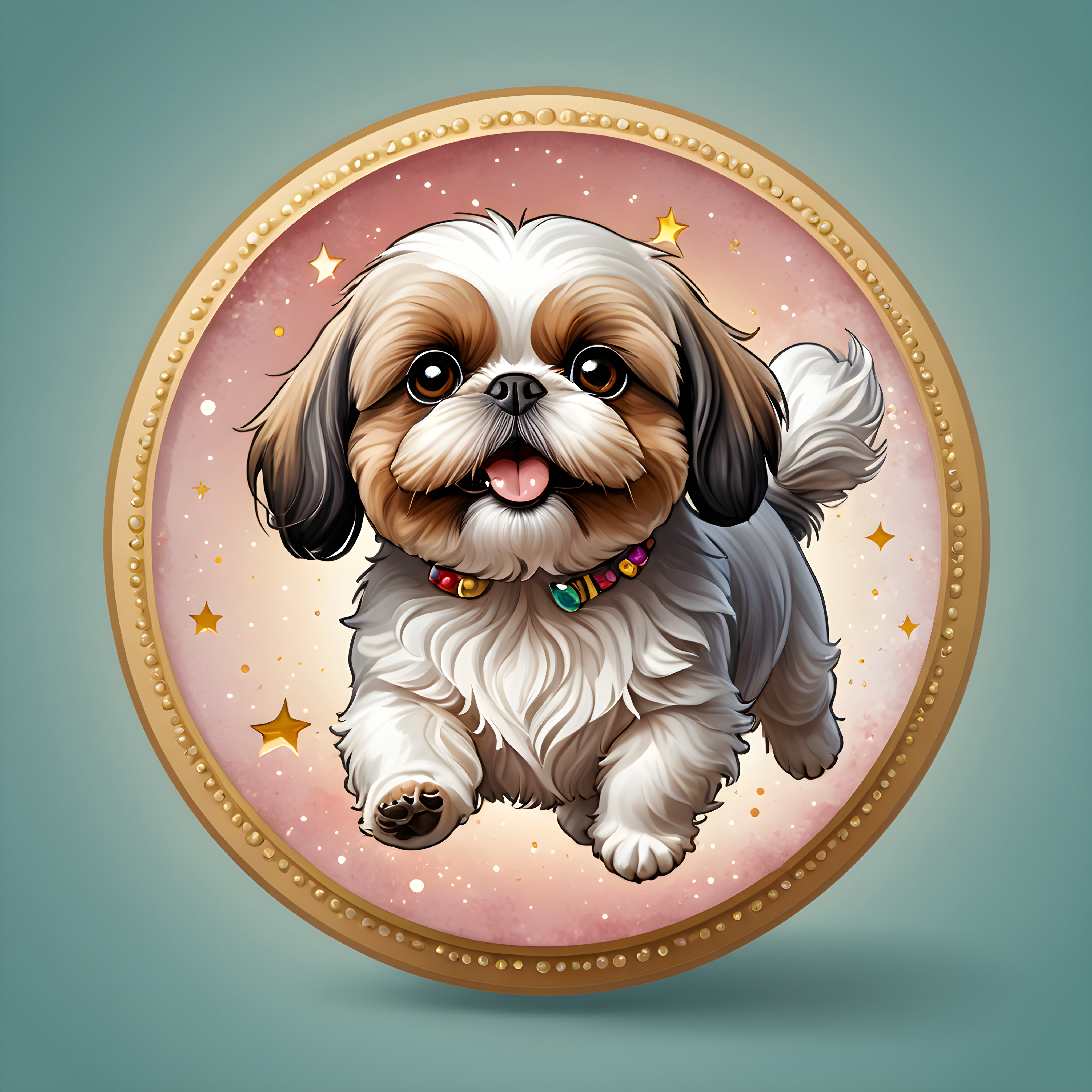 Shih Tzu — Cartoon / Kawaii (Luxury)