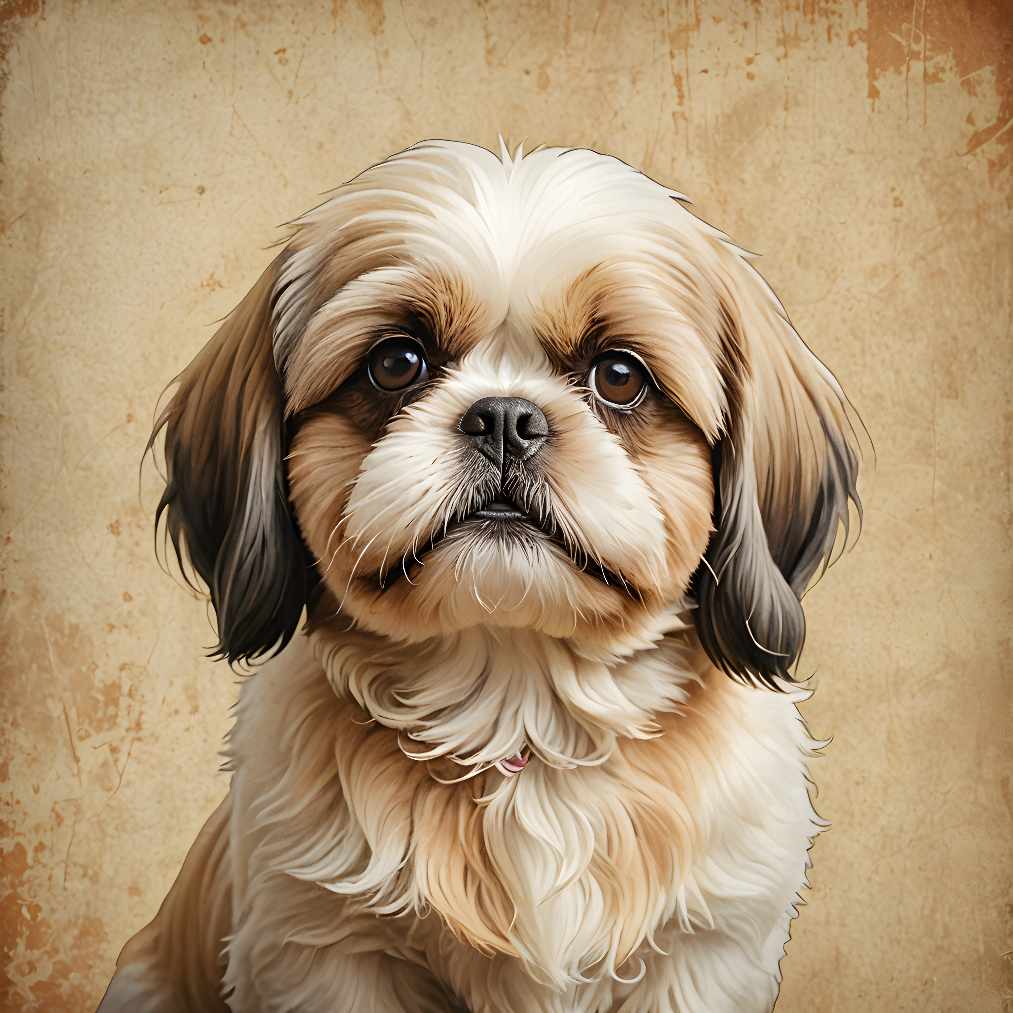 Shih Tzu — Retro (Romantic)