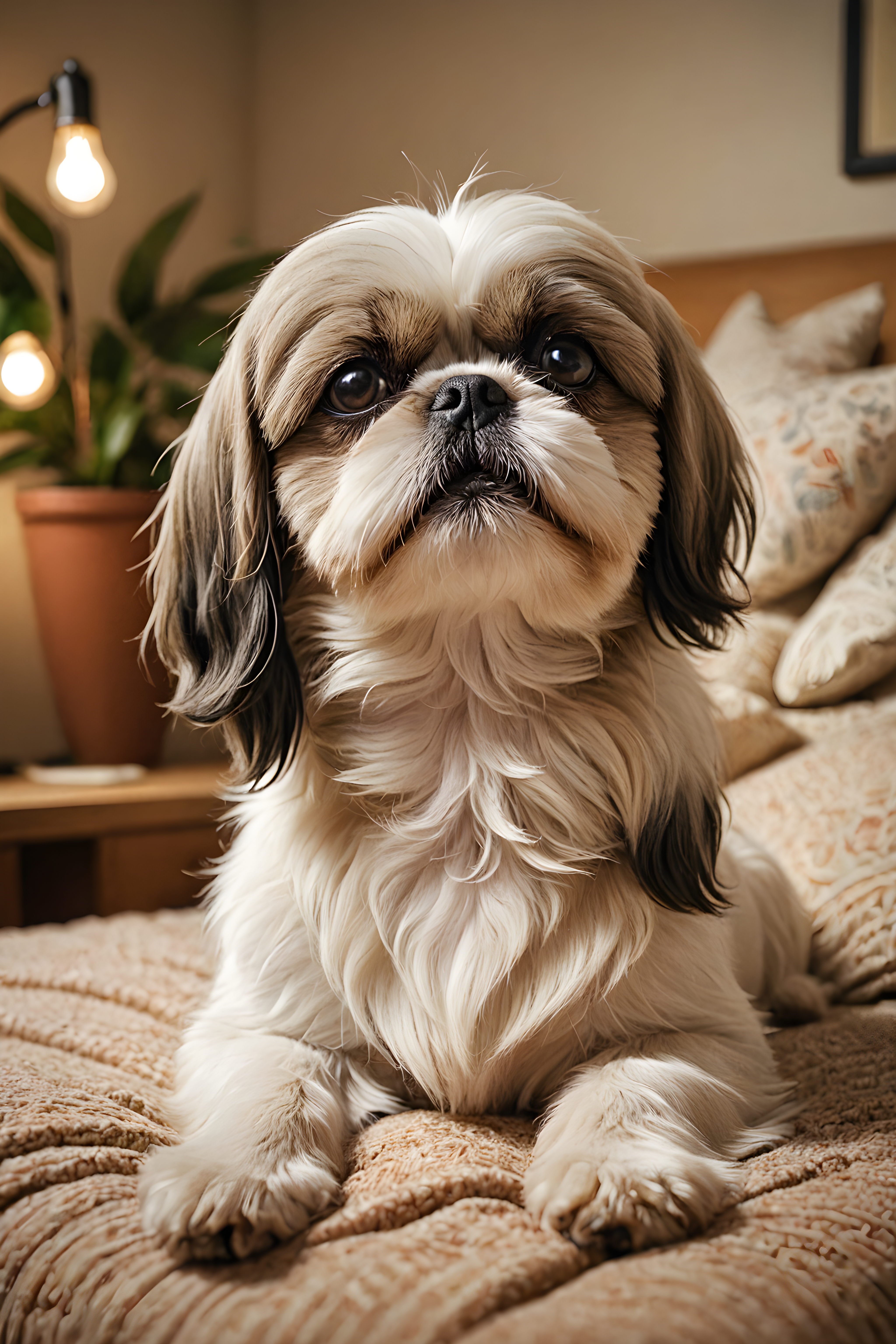 Shih Tzu — Retro (Sleepy)