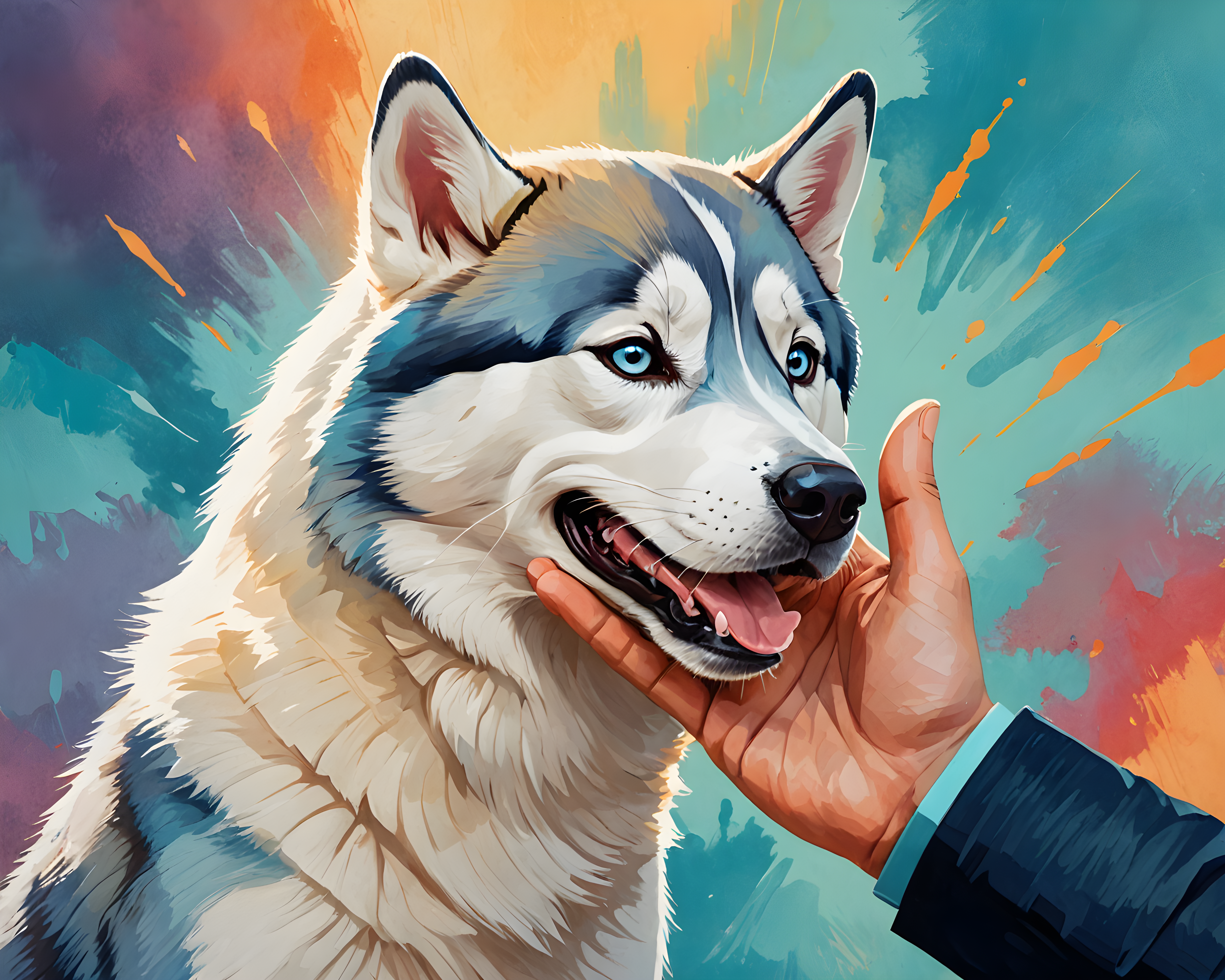 Siberian Husky — Funny (Fantasy)
