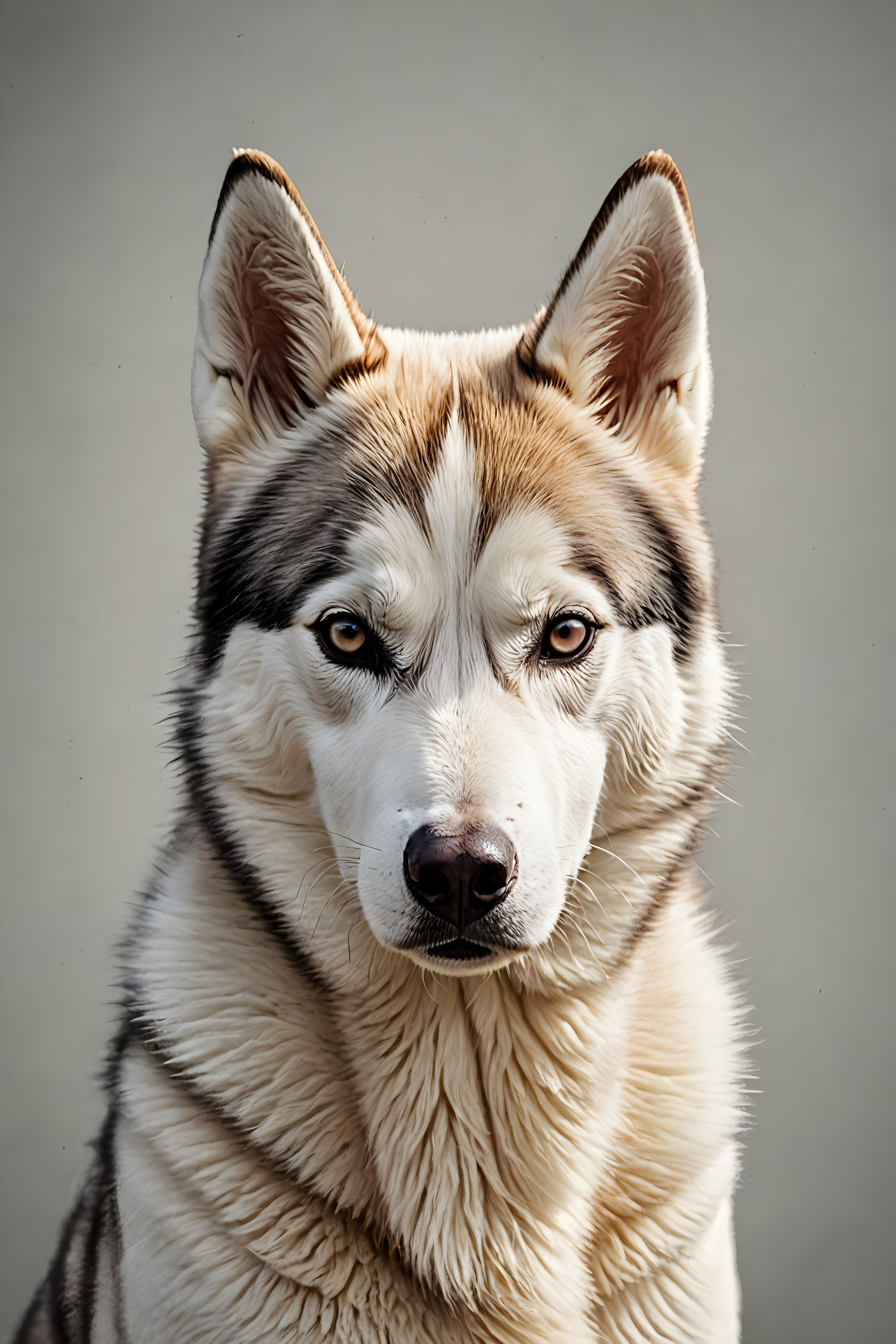 Siberian Husky — Line Art (Aesthetic)