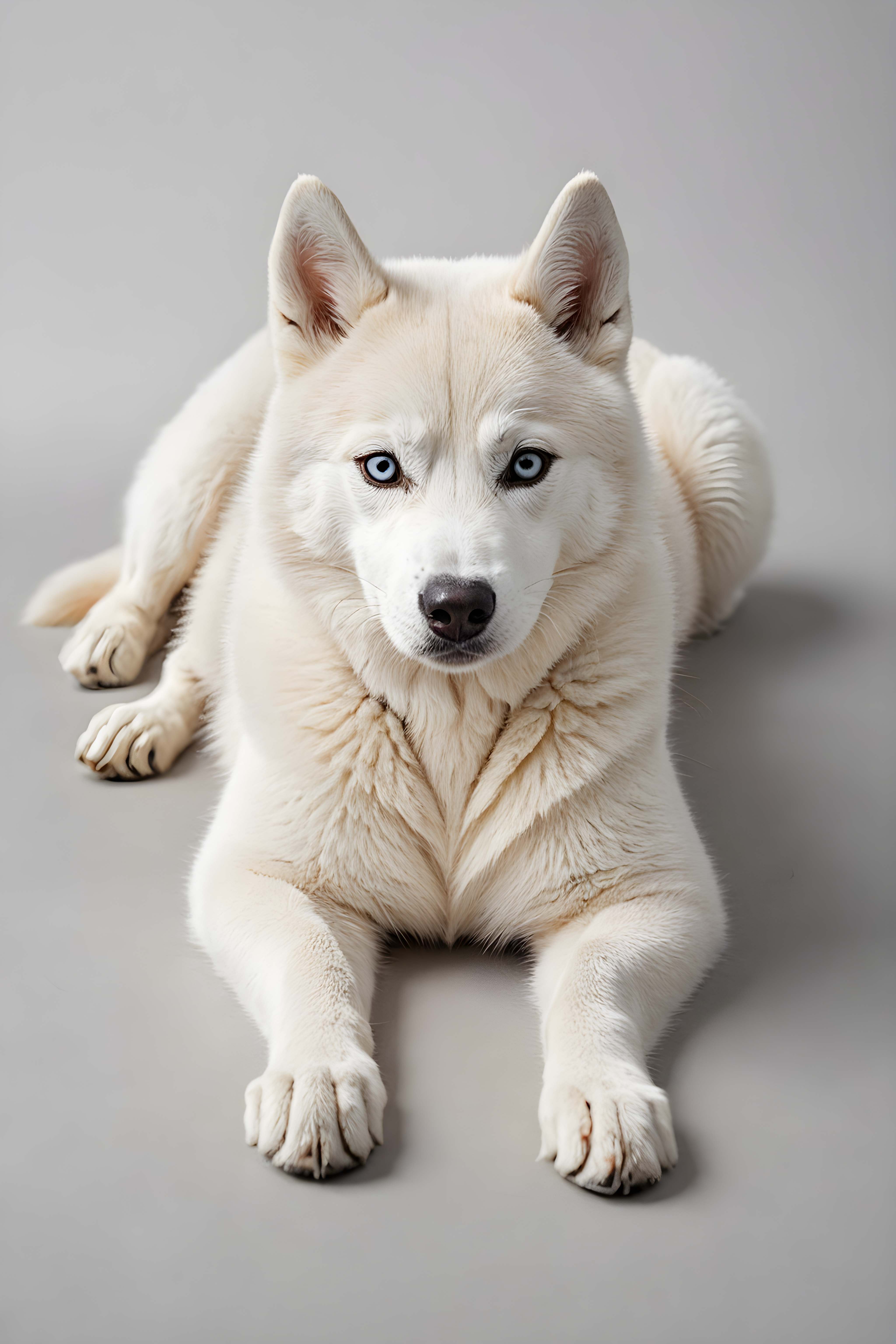 Siberian Husky — Minimalist Line Art (Cute)