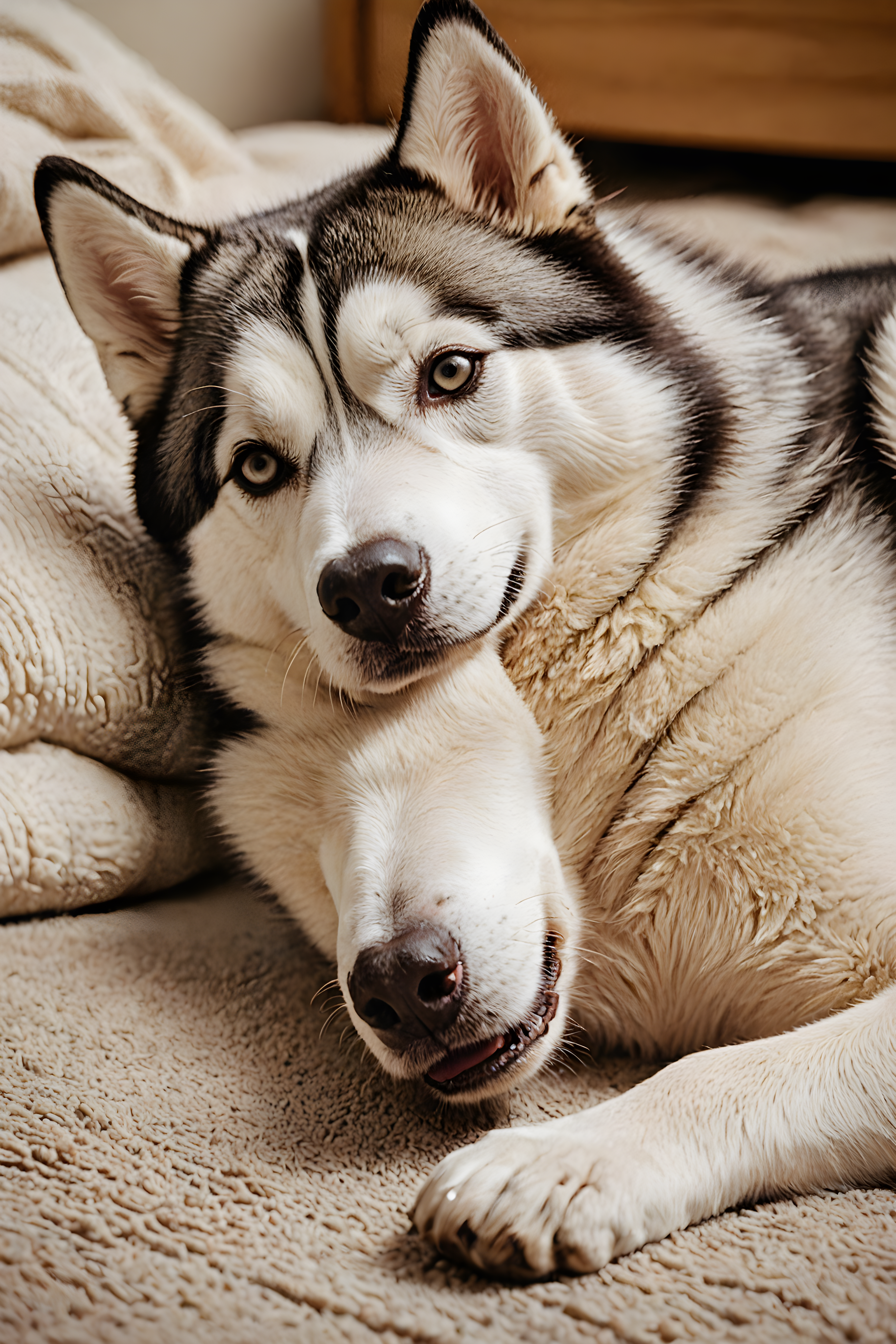 Siberian Husky — Retro (Cute)
