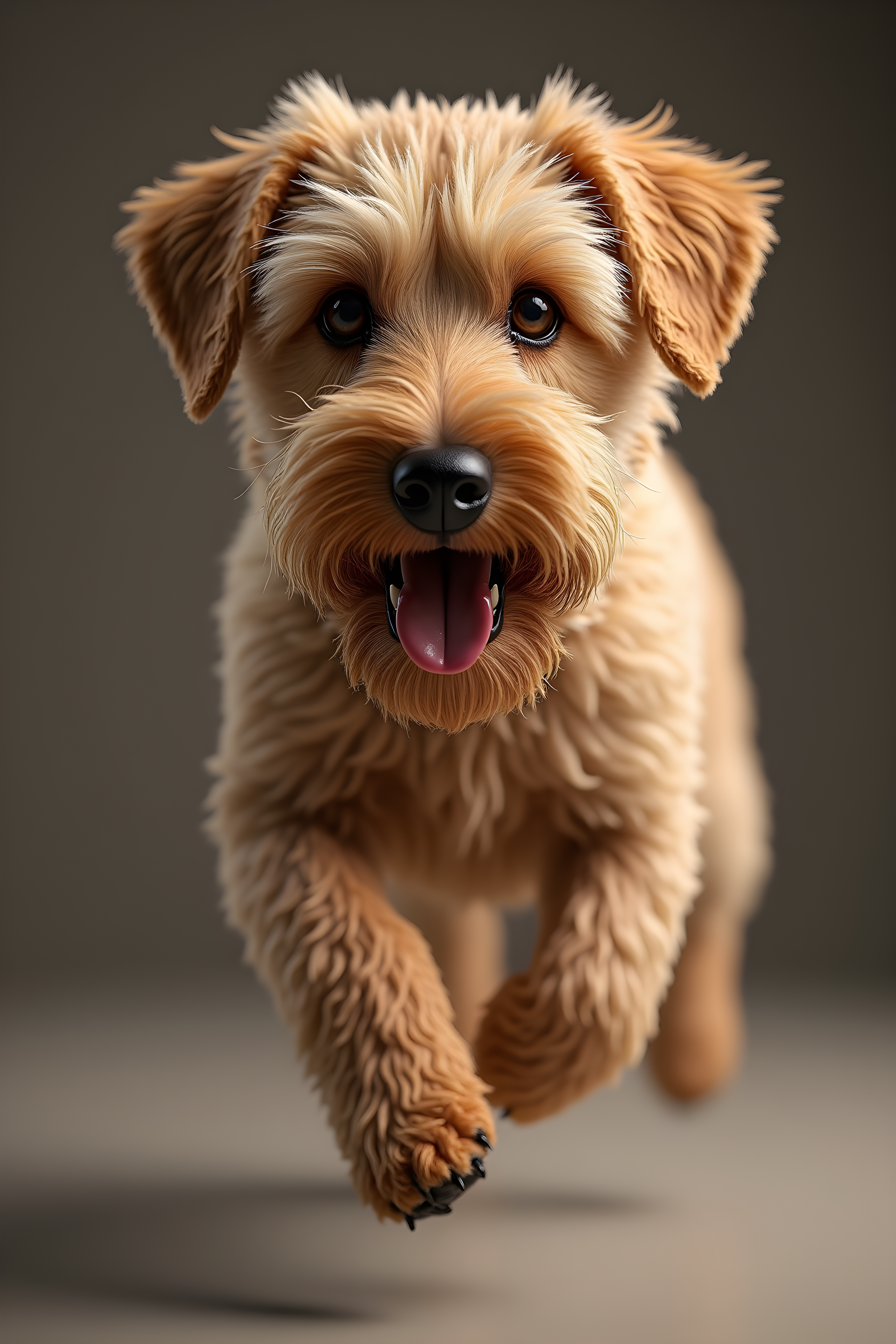 Soft Coated Wheaten Terrier — Hyper-Realistic (Emotional)