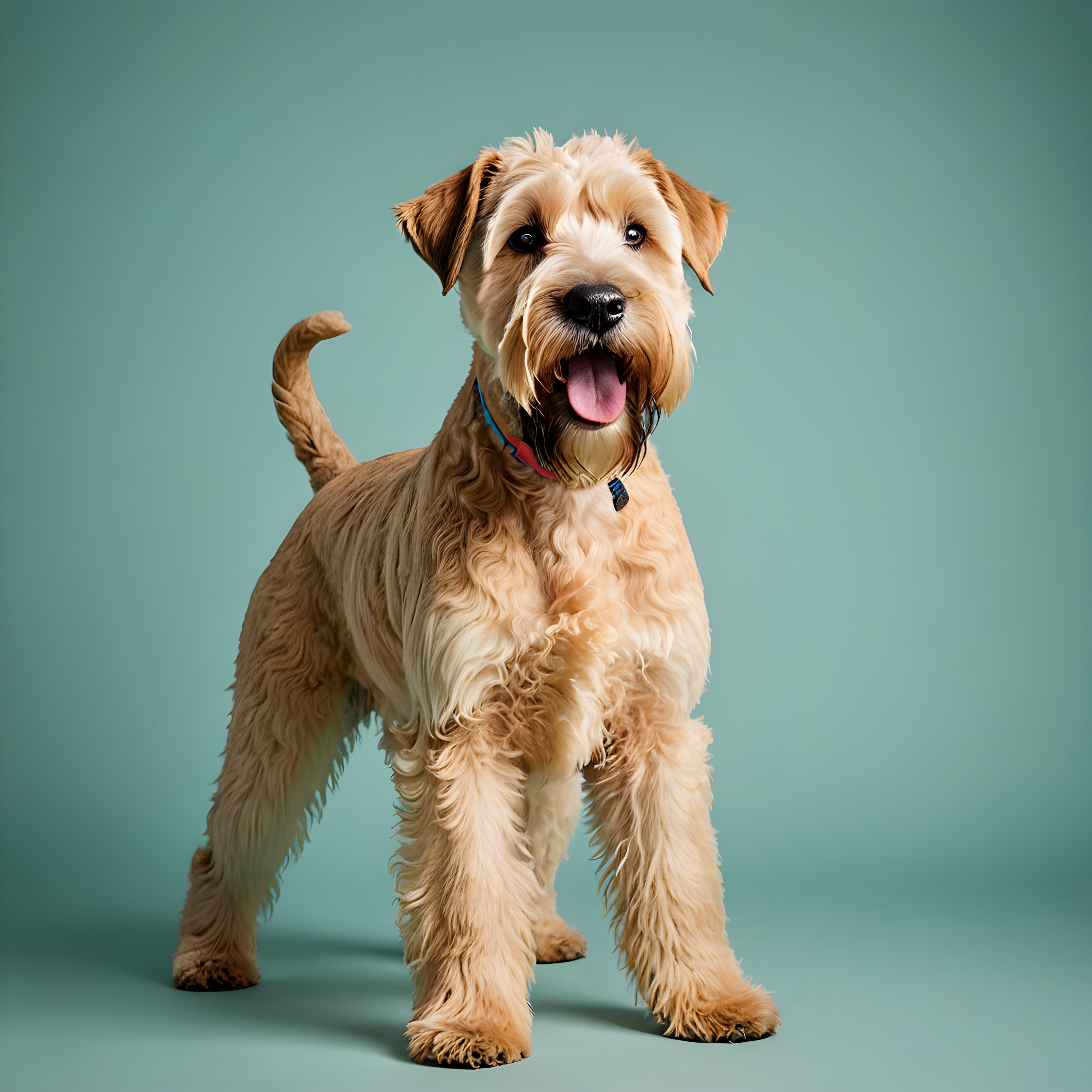 Soft Coated Wheaten Terrier — Modern Aesthetic (Energetic)