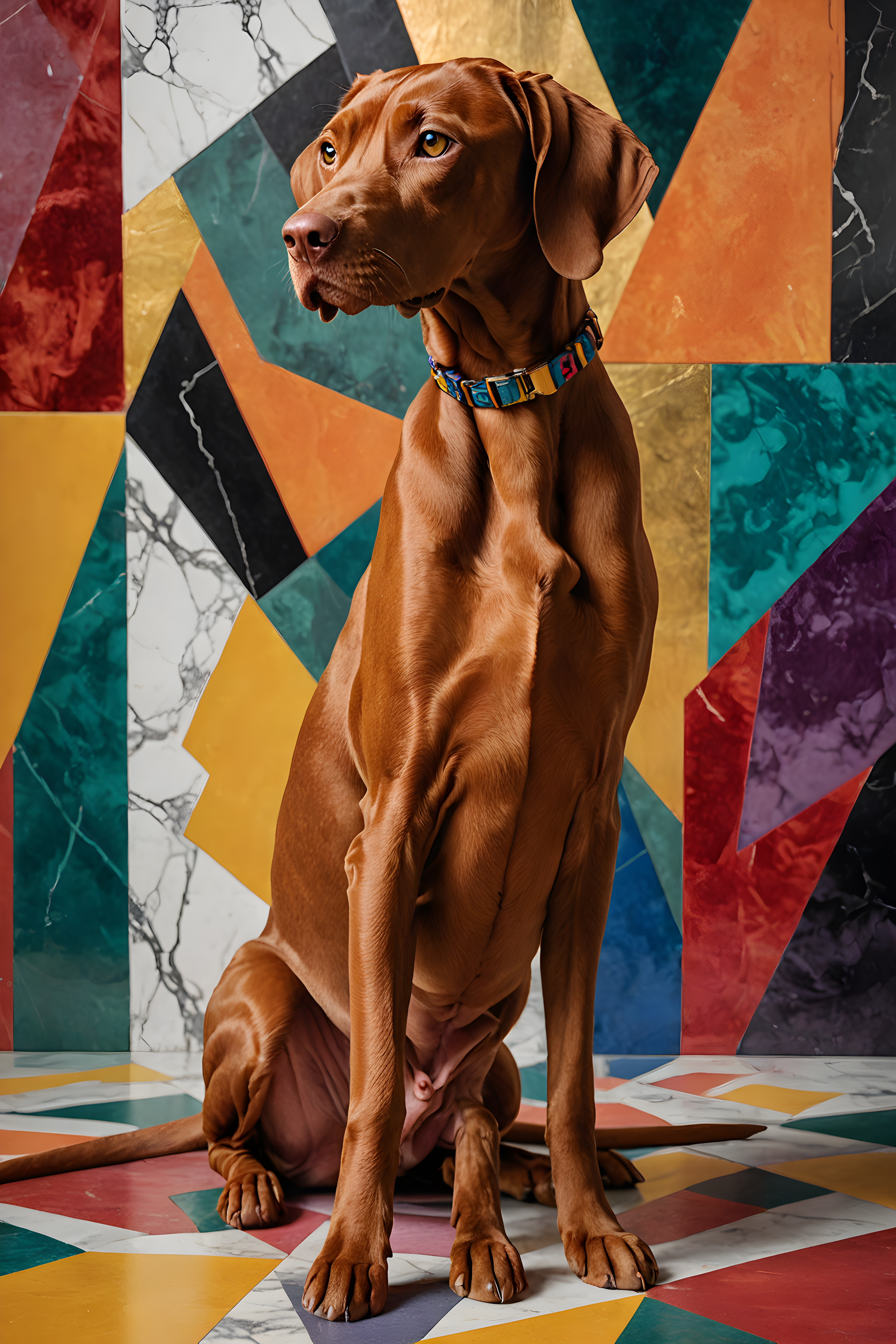 Vizsla — Abstract (Luxury)