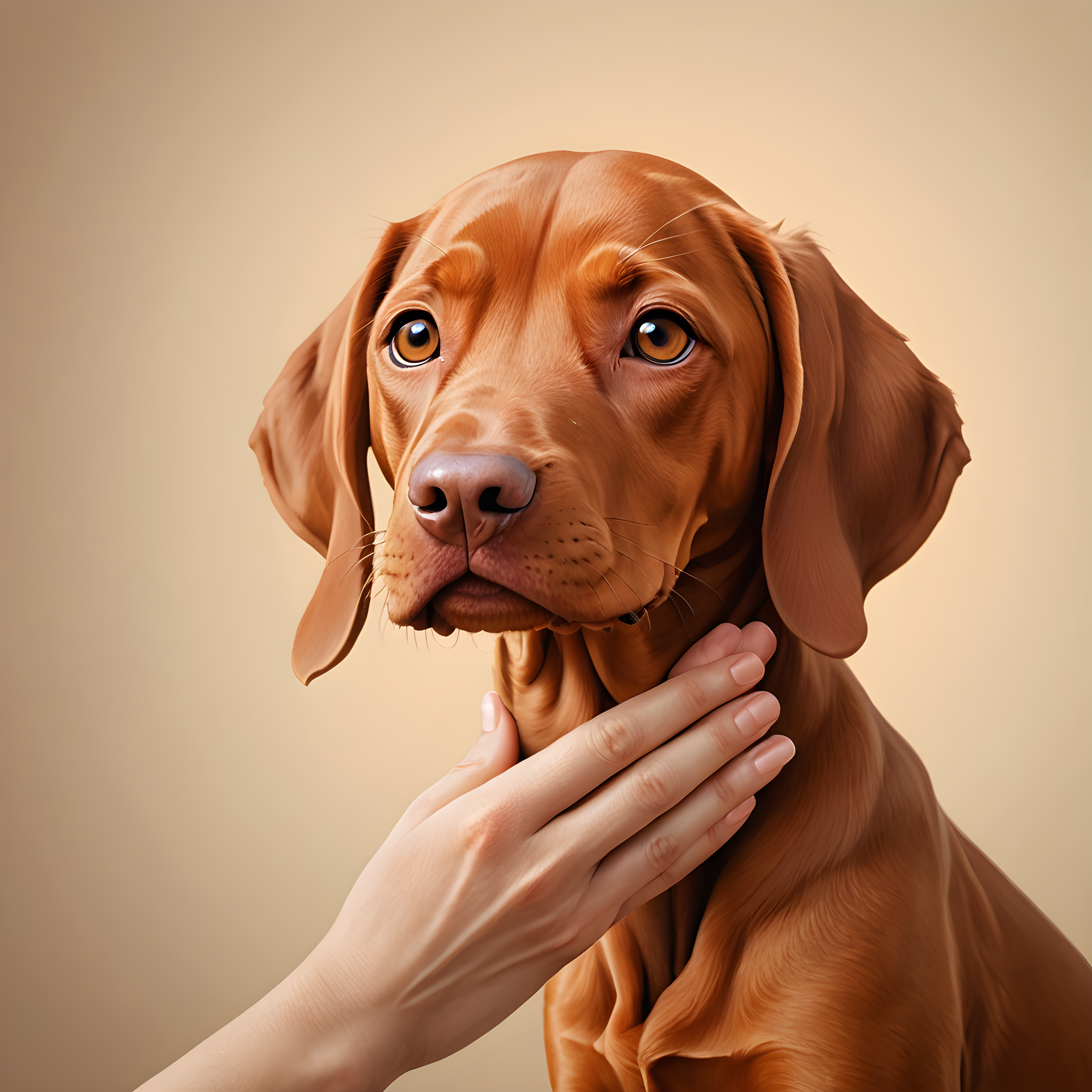 Vizsla — Cartoon / Kawaii (Romantic)