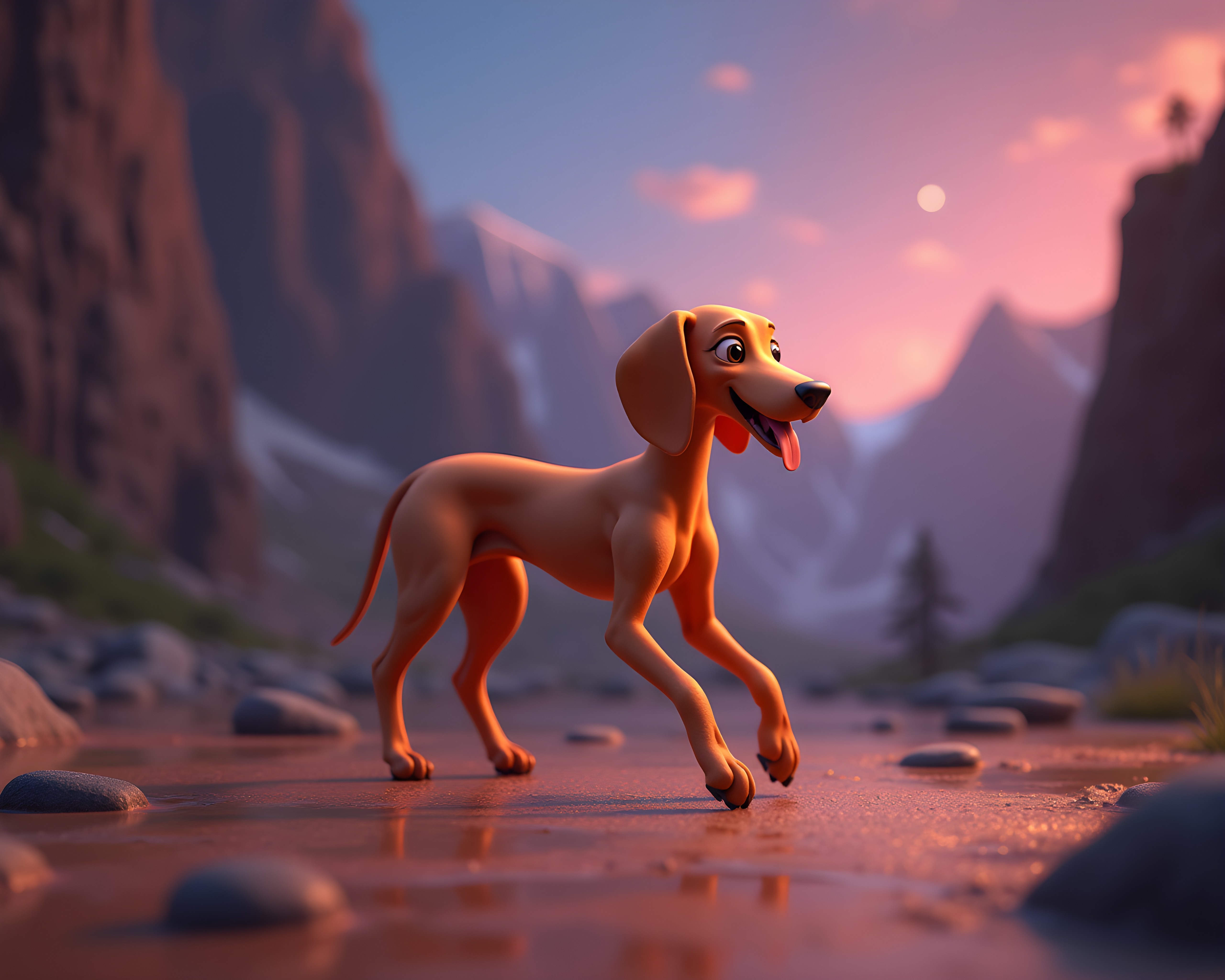 Vizsla — 3D Render (Fantasy)