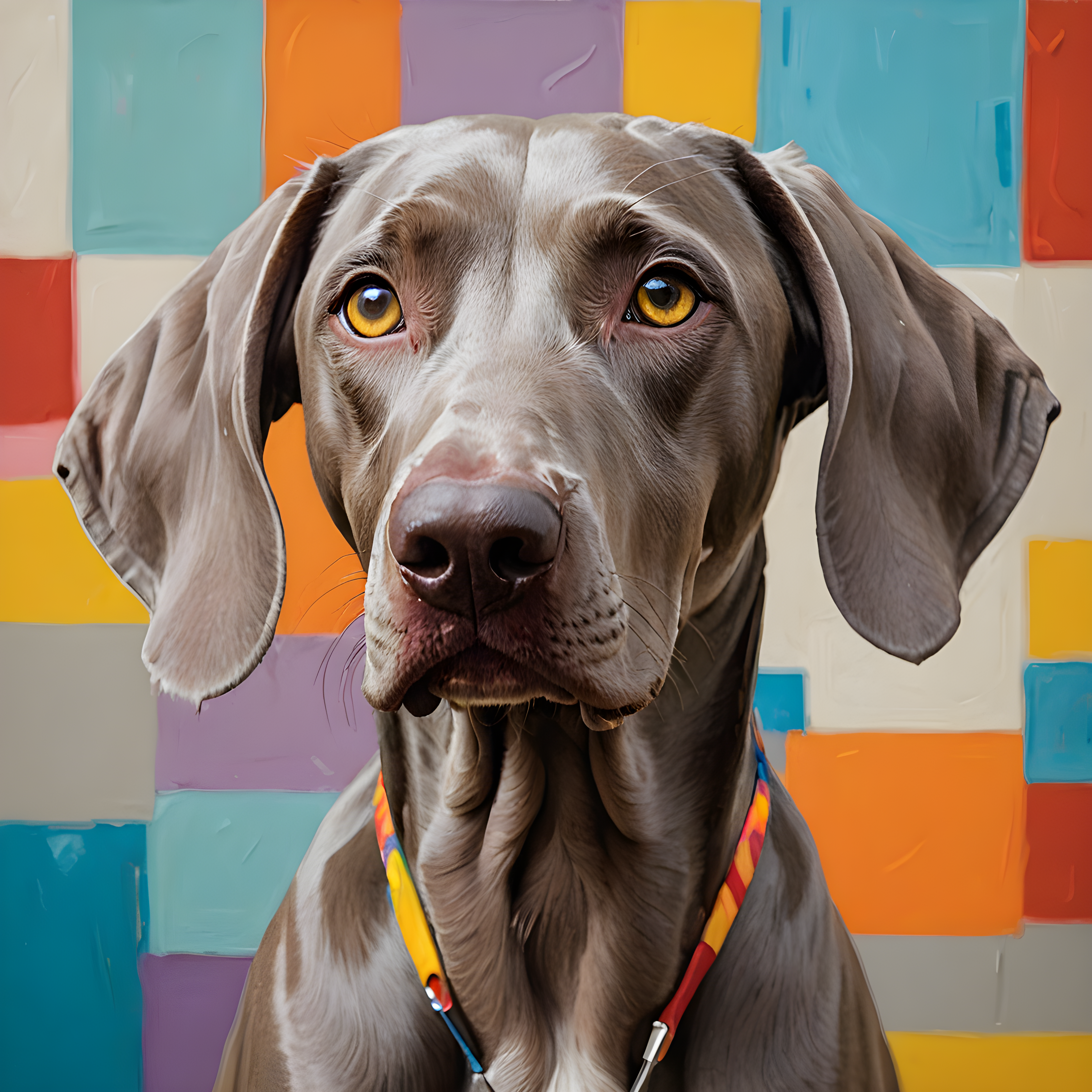 Weimaraner — Abstract (Funny)