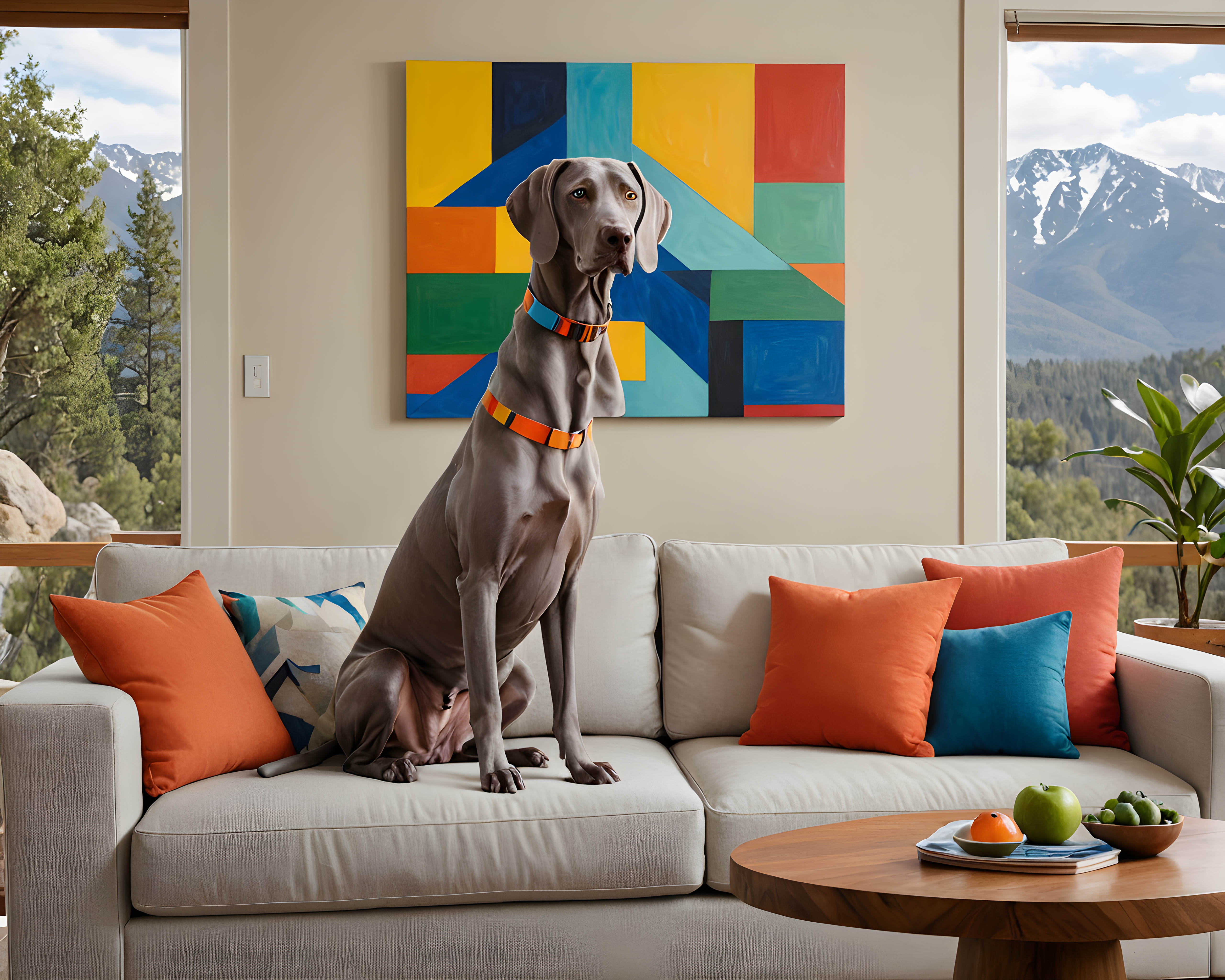 Weimaraner — Abstract (Lifestyle)