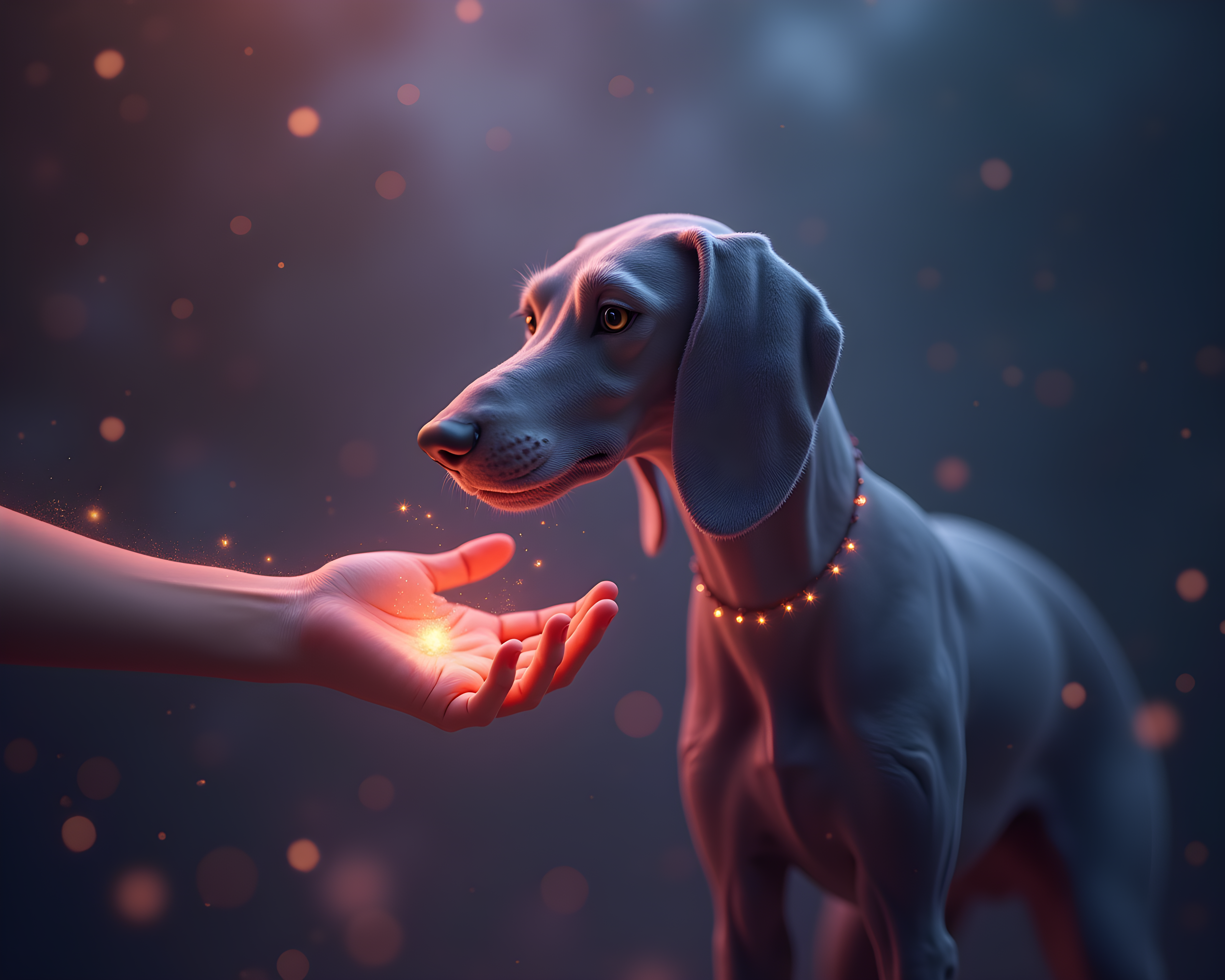 Weimaraner — 3D Render (Fantasy)