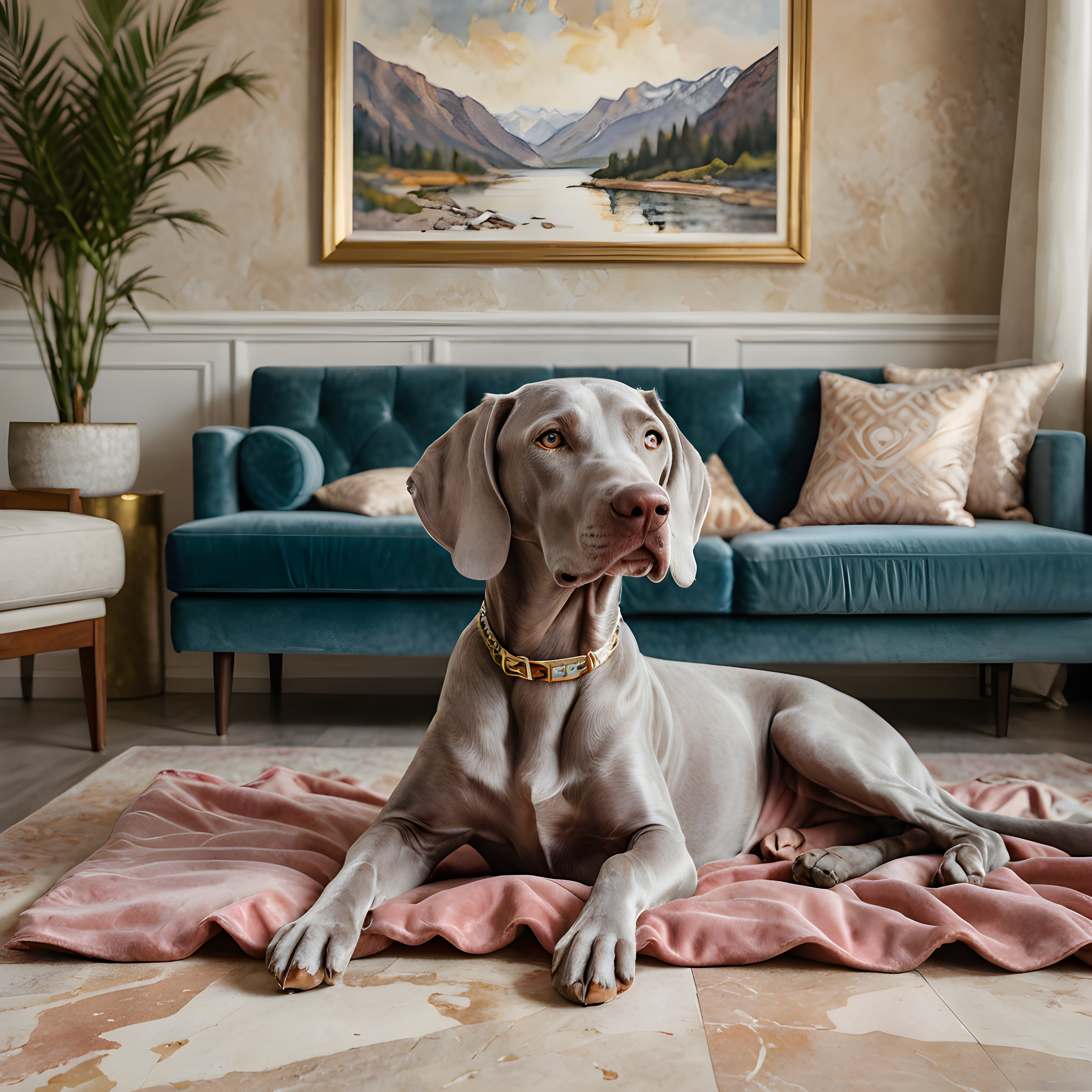 Weimaraner — Watercolor (Luxury)