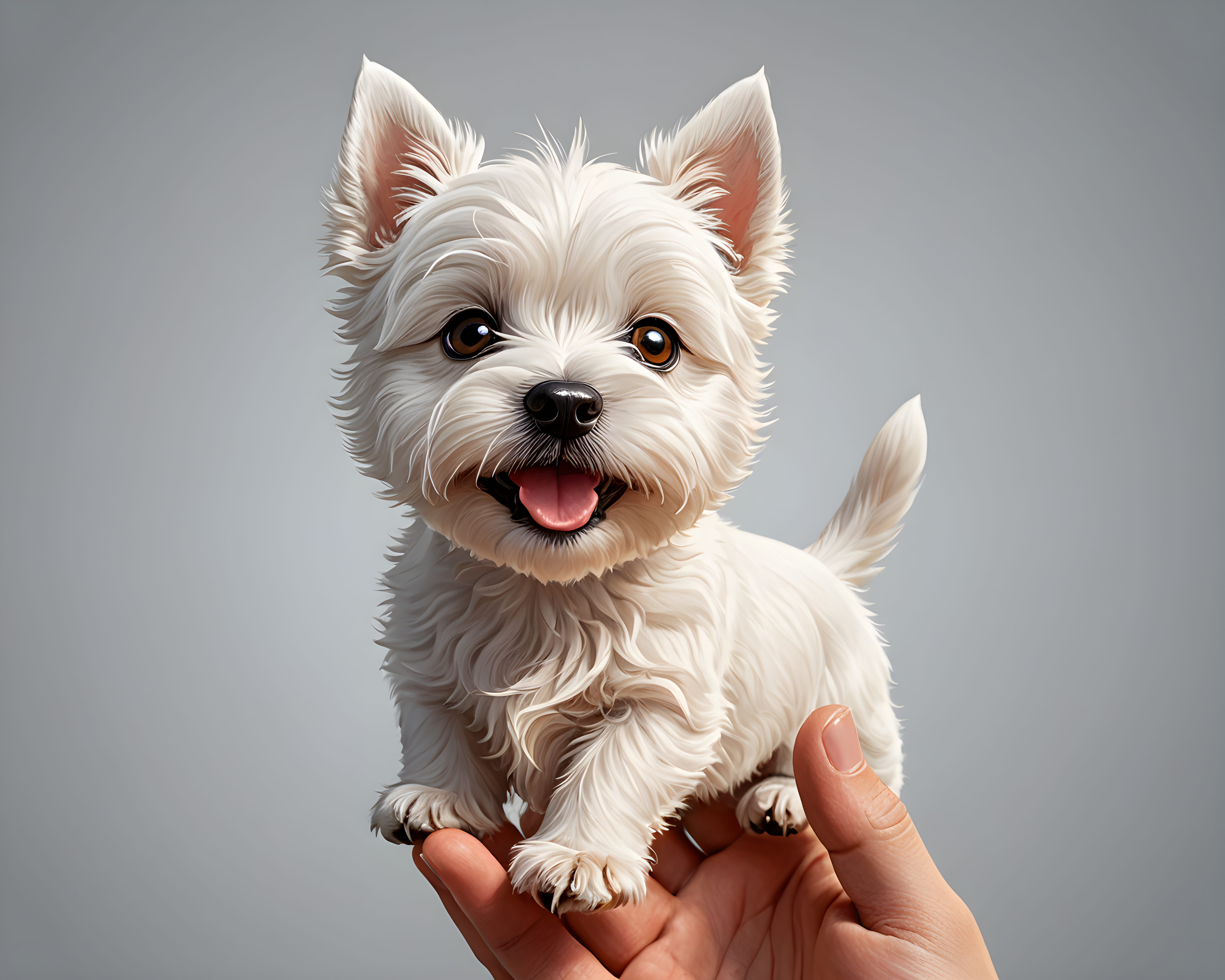 West Highland White Terrier — Cartoon / Kawaii (Motivational)