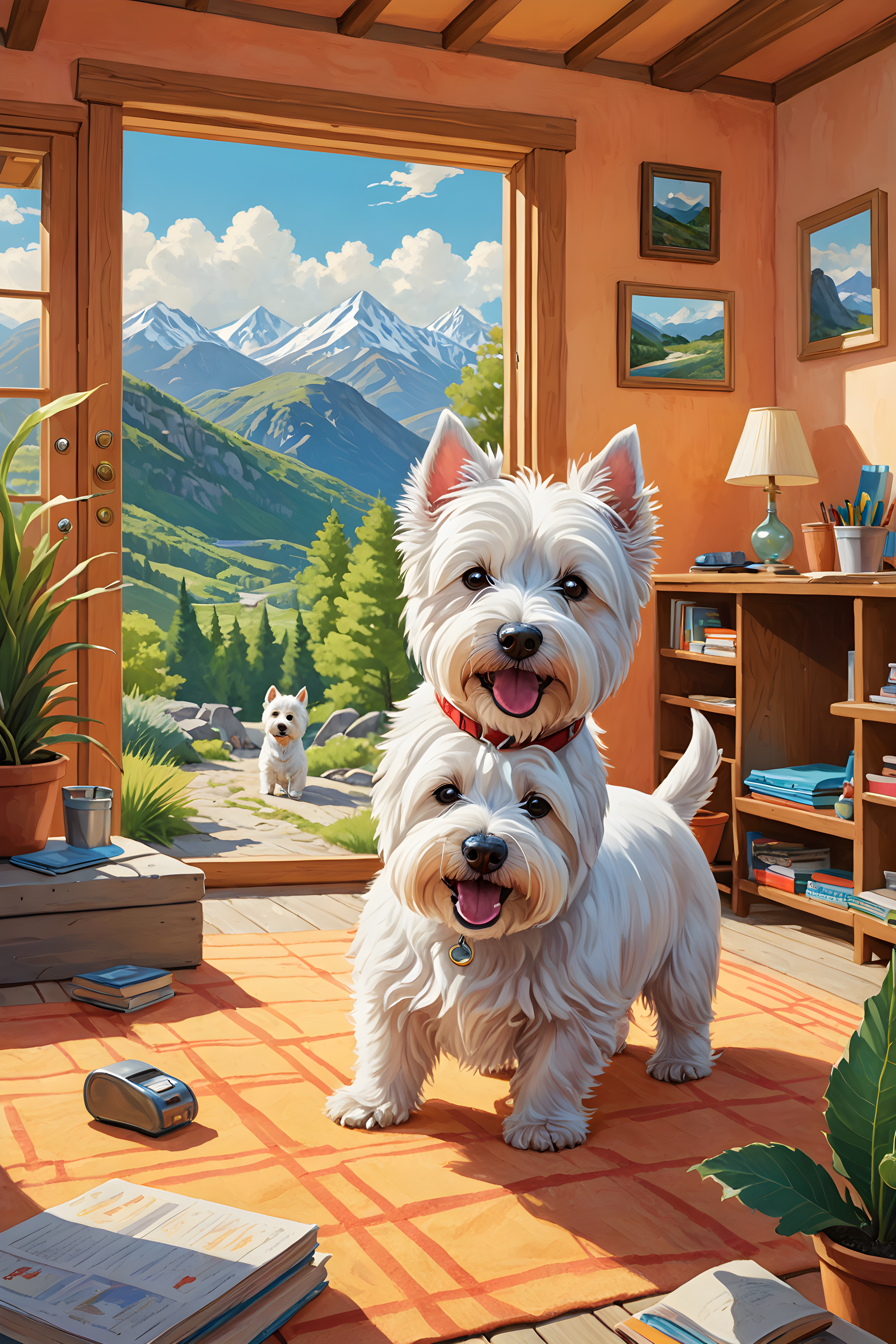 West Highland White Terrier — Funny (Fantasy)
