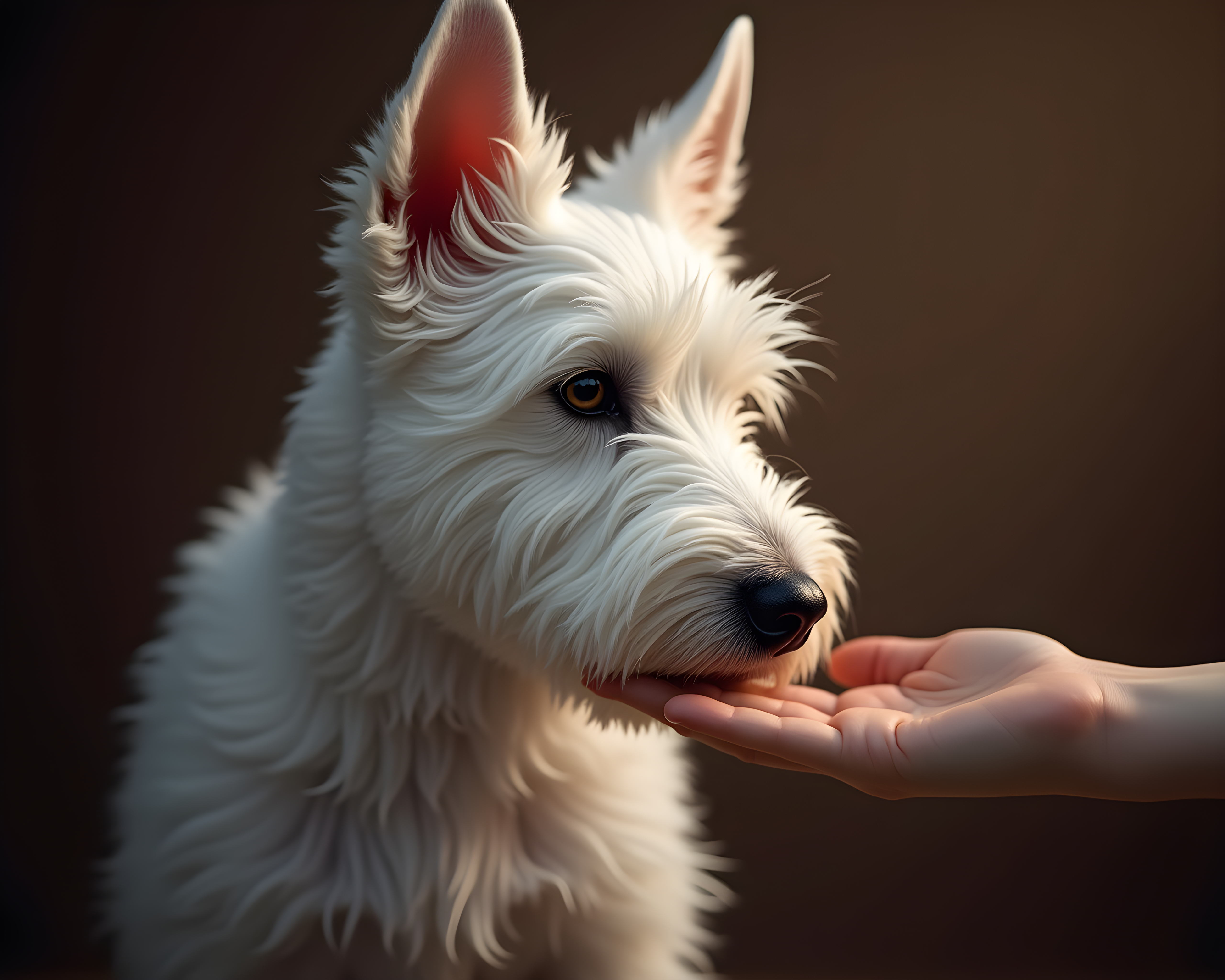 West Highland White Terrier — Hyper-Realistic (Emotional)