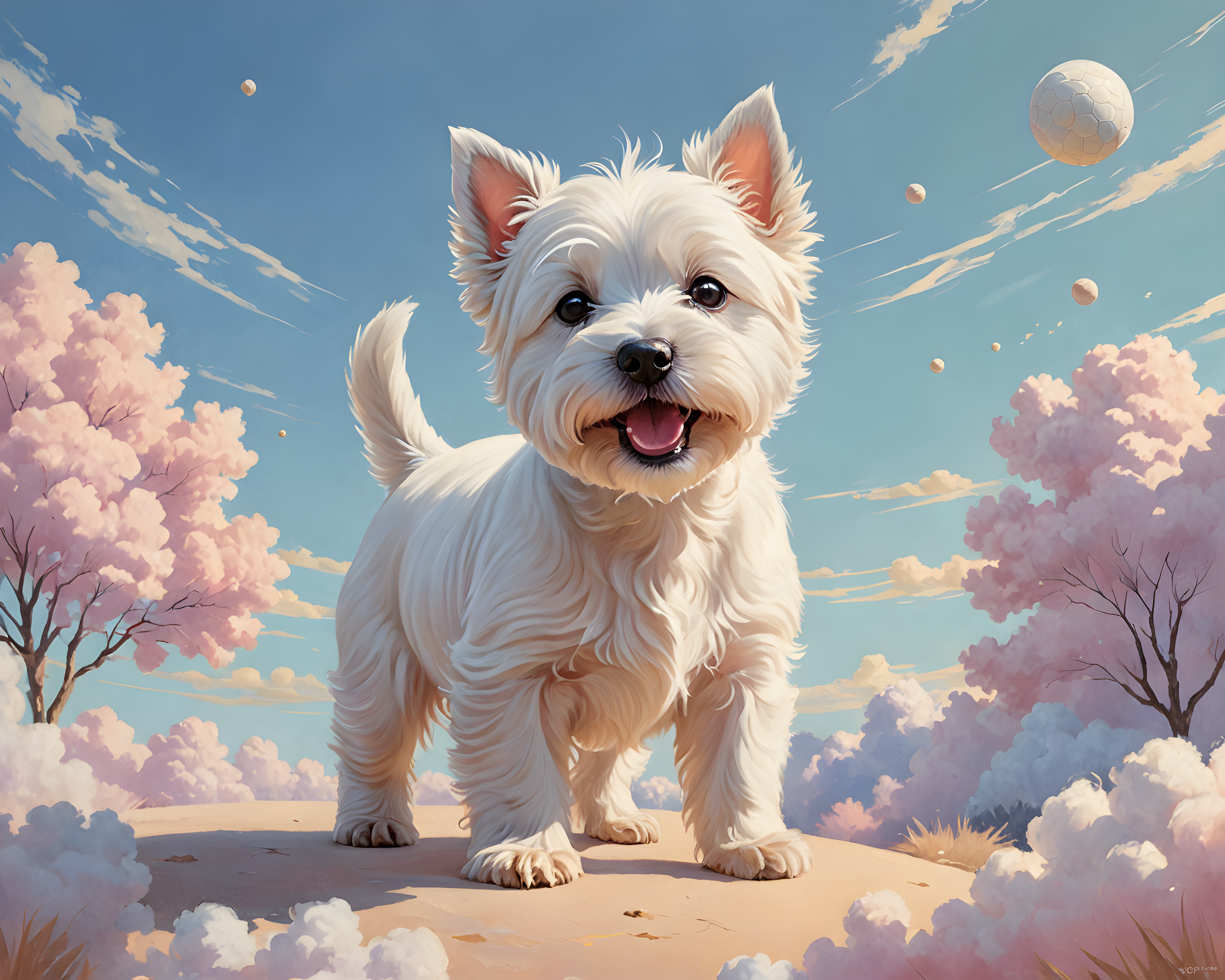 West Highland White Terrier — Nursery (Playful)