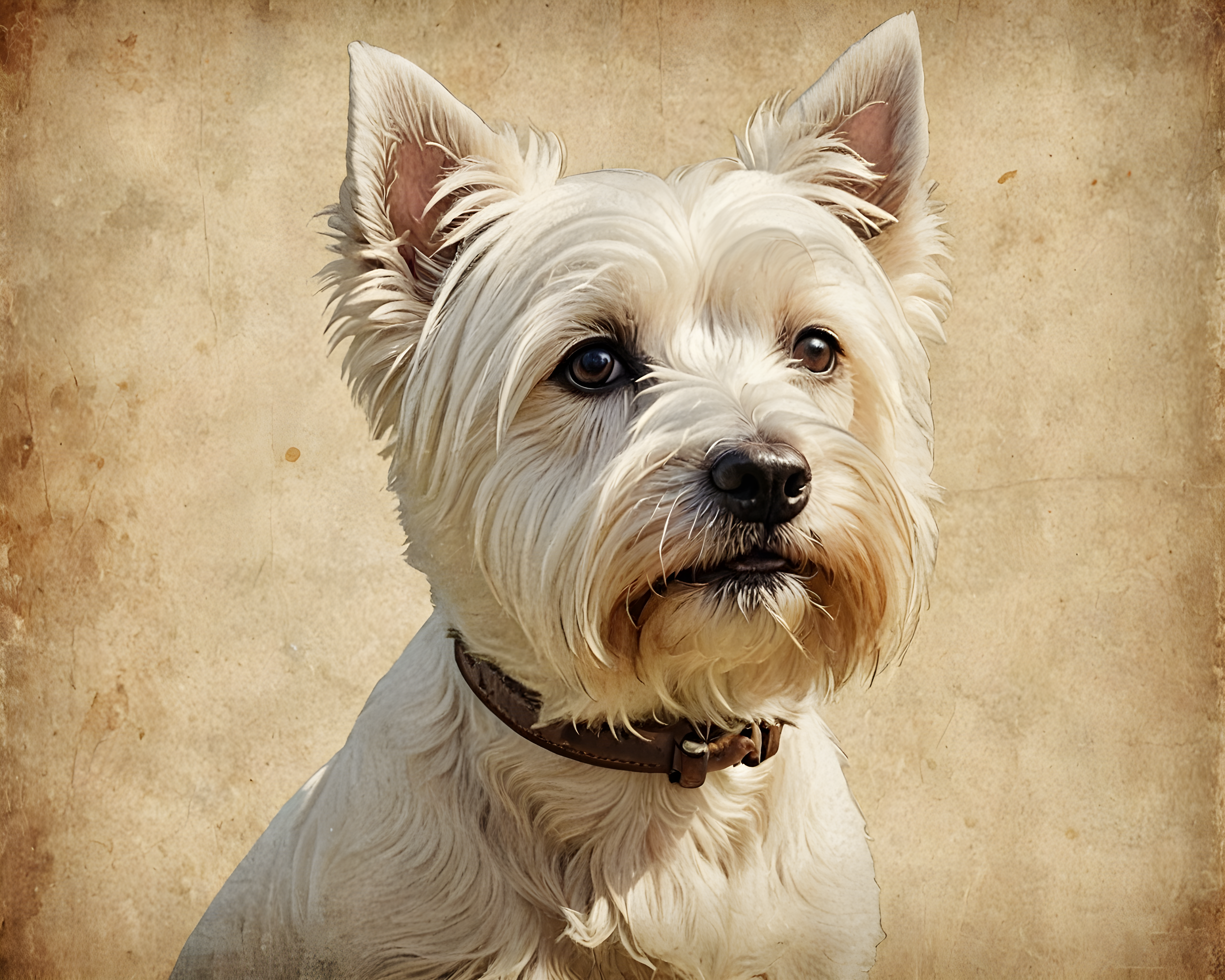 West Highland White Terrier — Vintage Poster (Emotional)