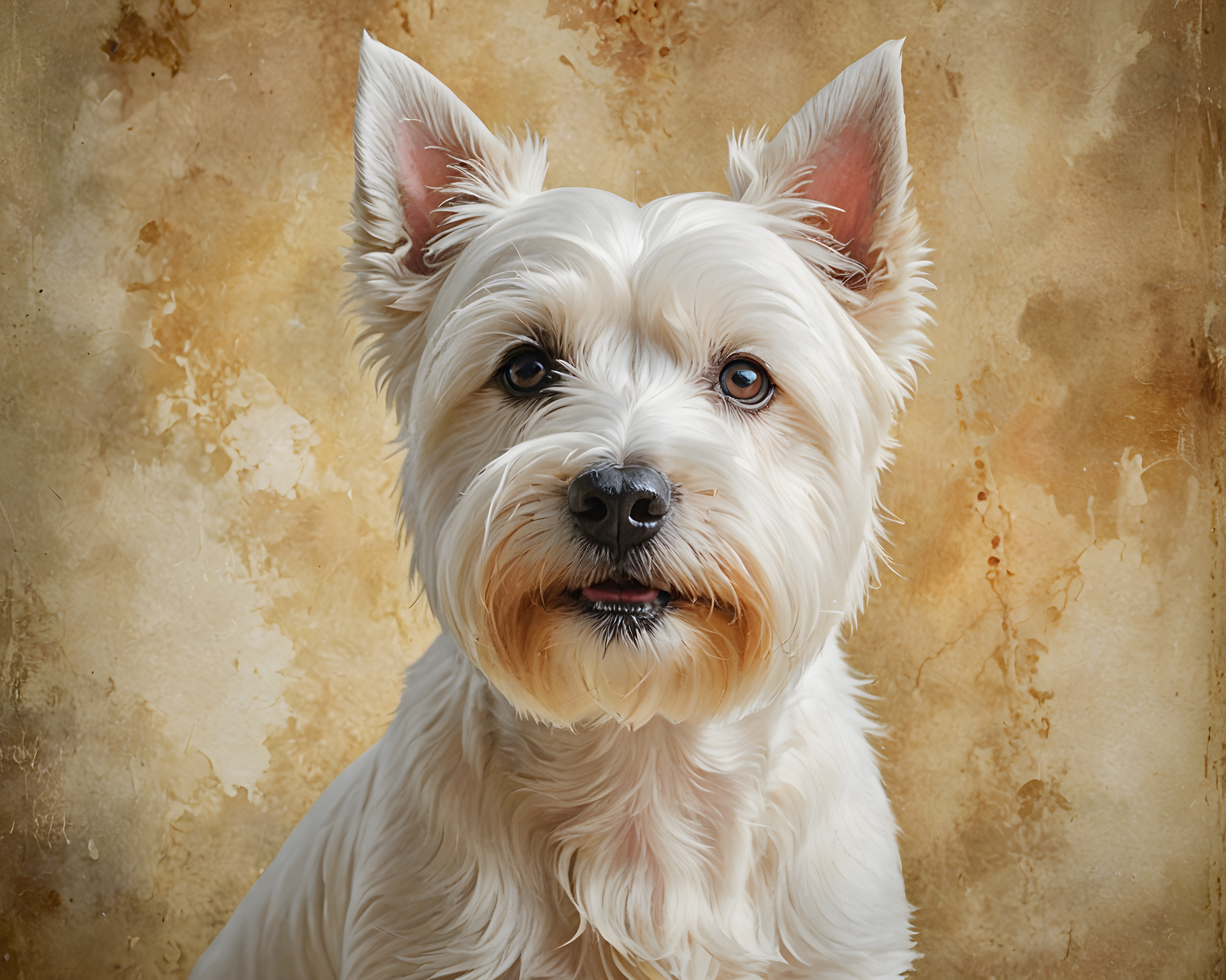 West Highland White Terrier — Watercolor (Luxury)