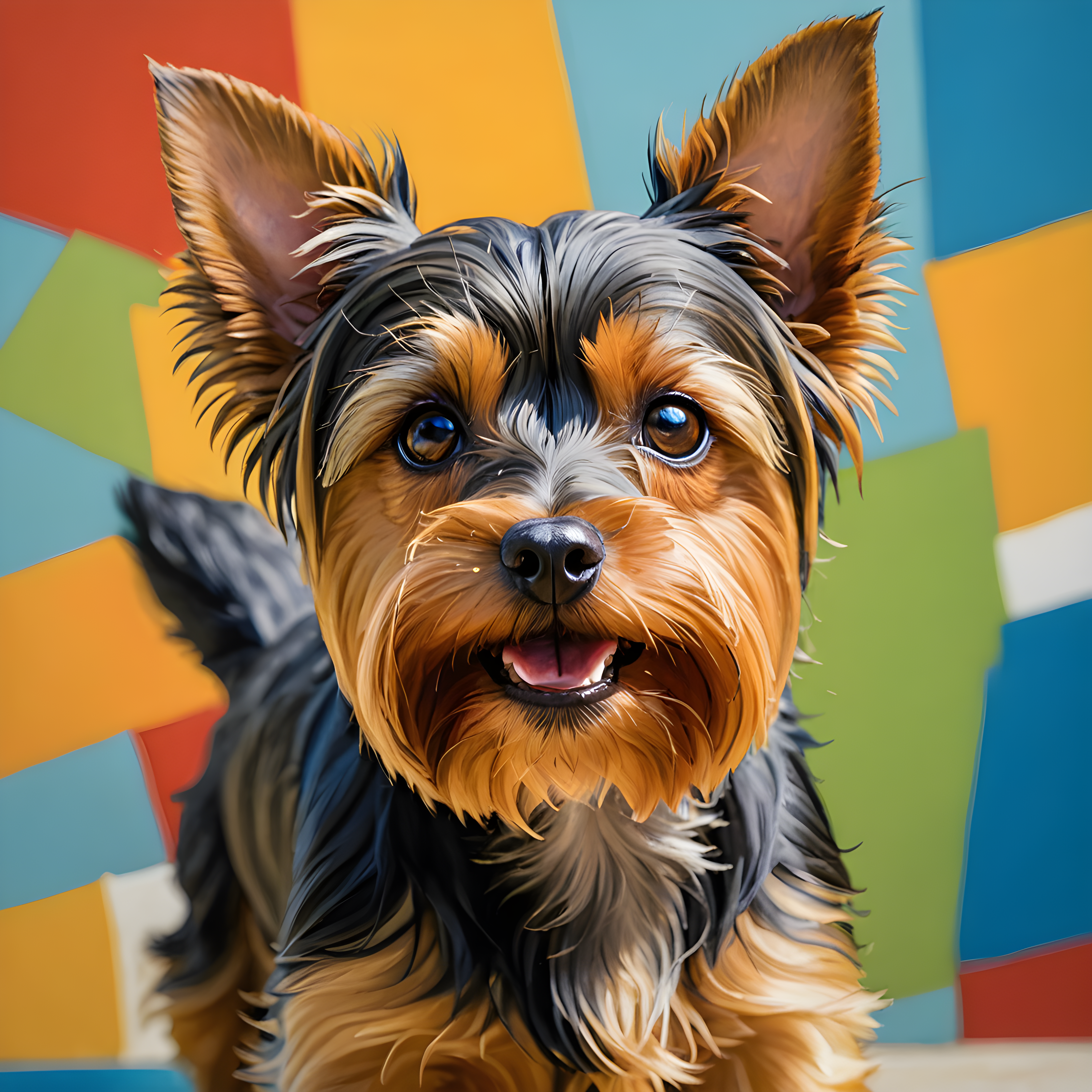 Yorkshire Terrier — Abstract (Energetic)