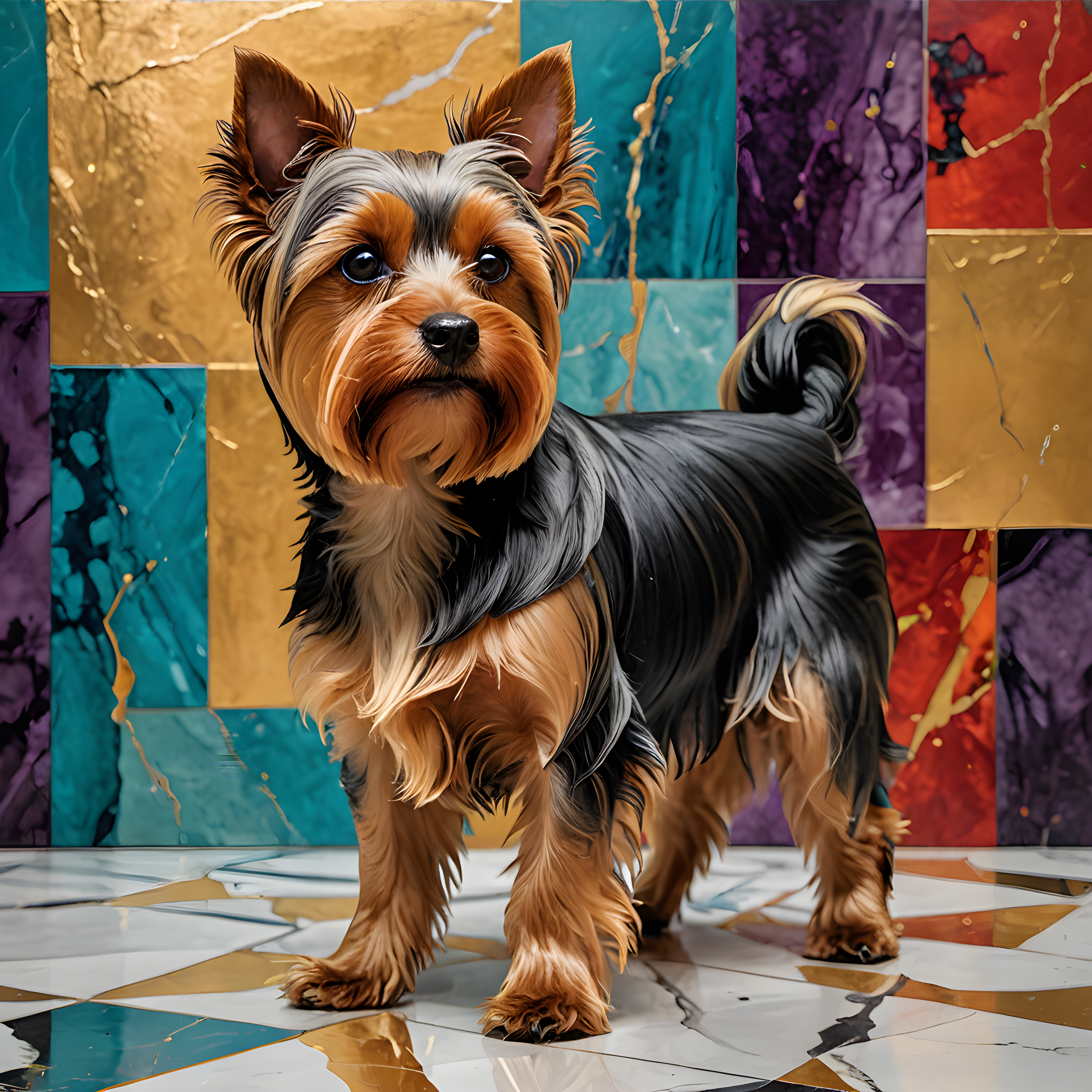 Yorkshire Terrier — Abstract (Luxury)