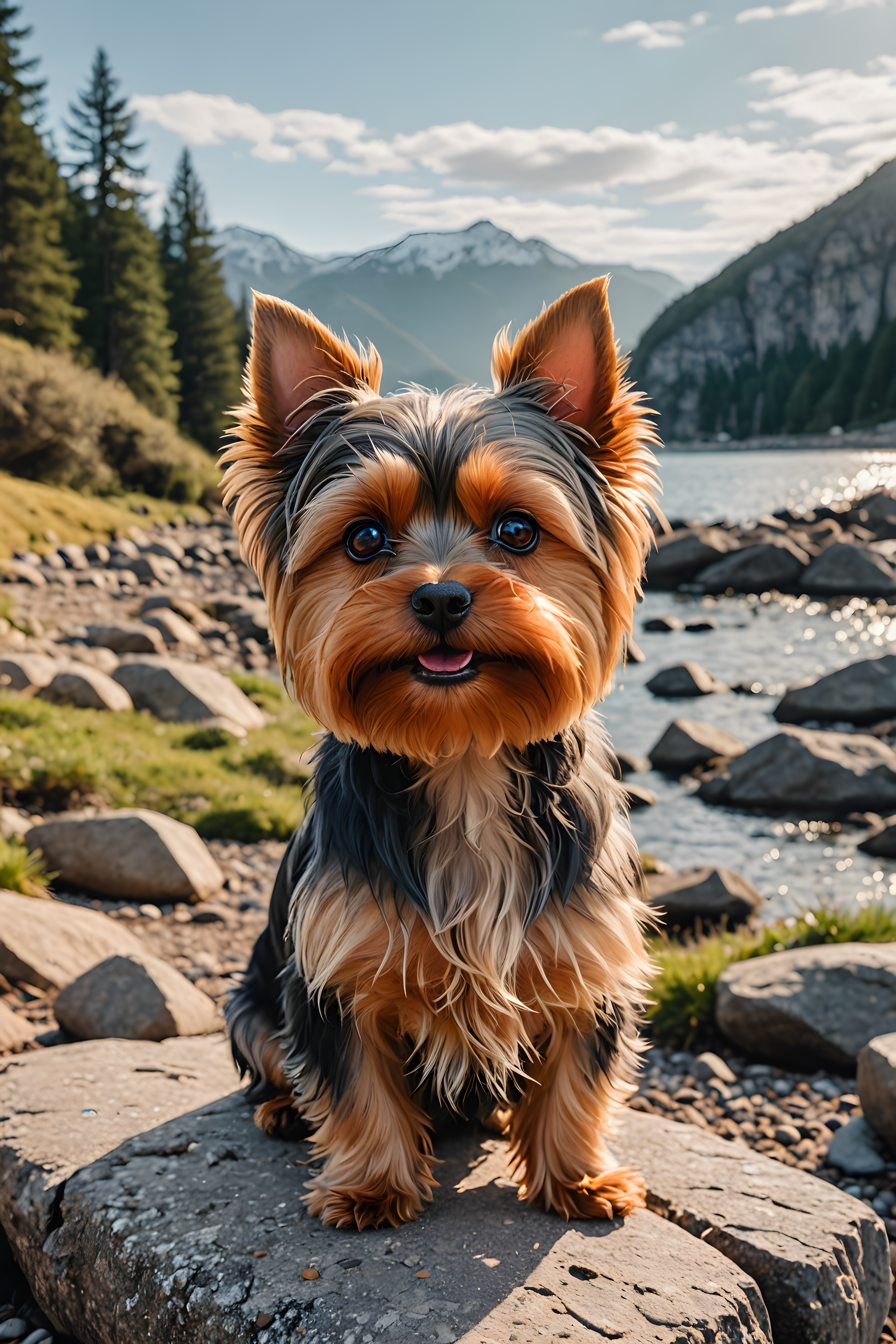 Yorkshire Terrier — Cartoon / Kawaii (Aesthetic)