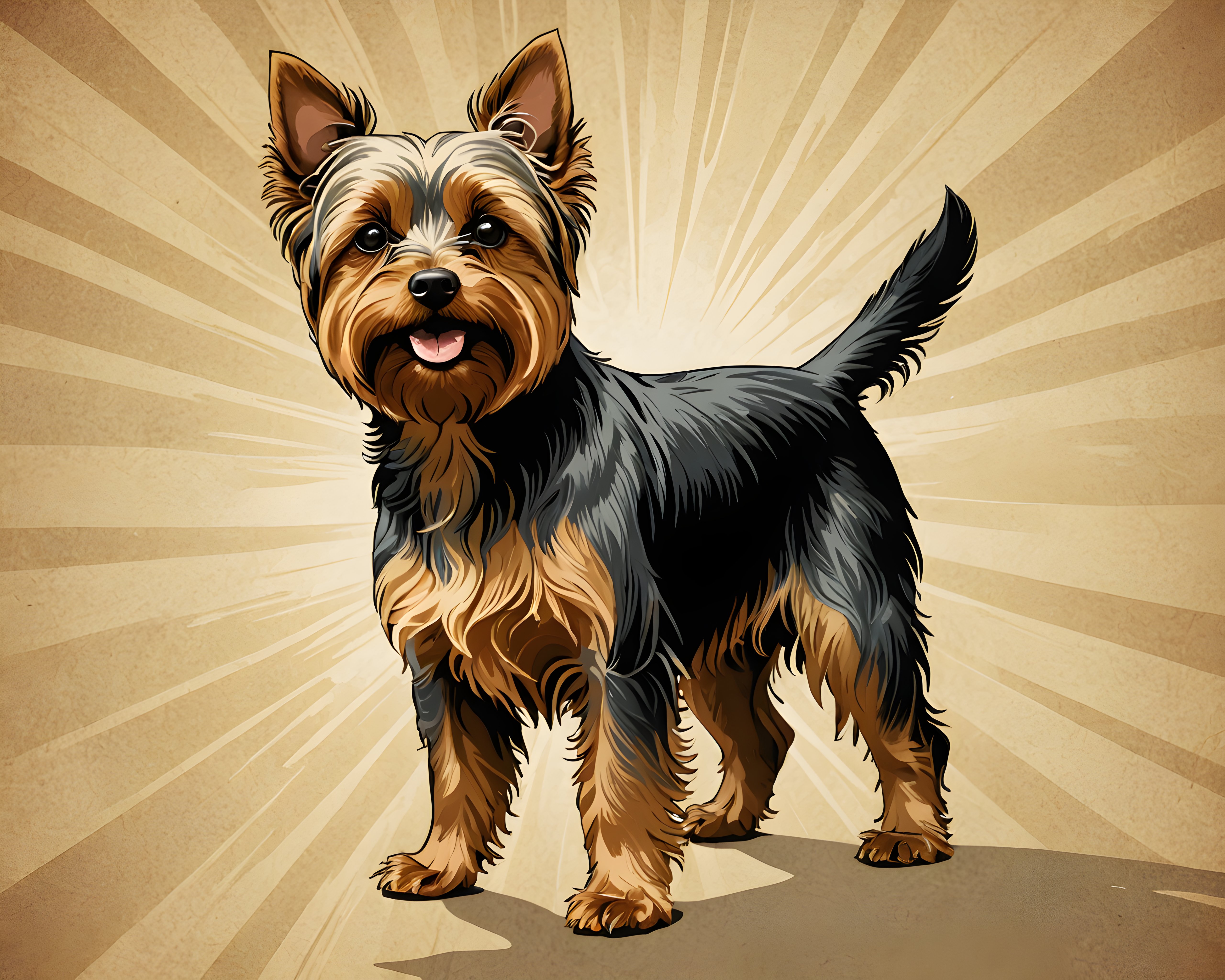 Yorkshire Terrier — Retro (Motivational)