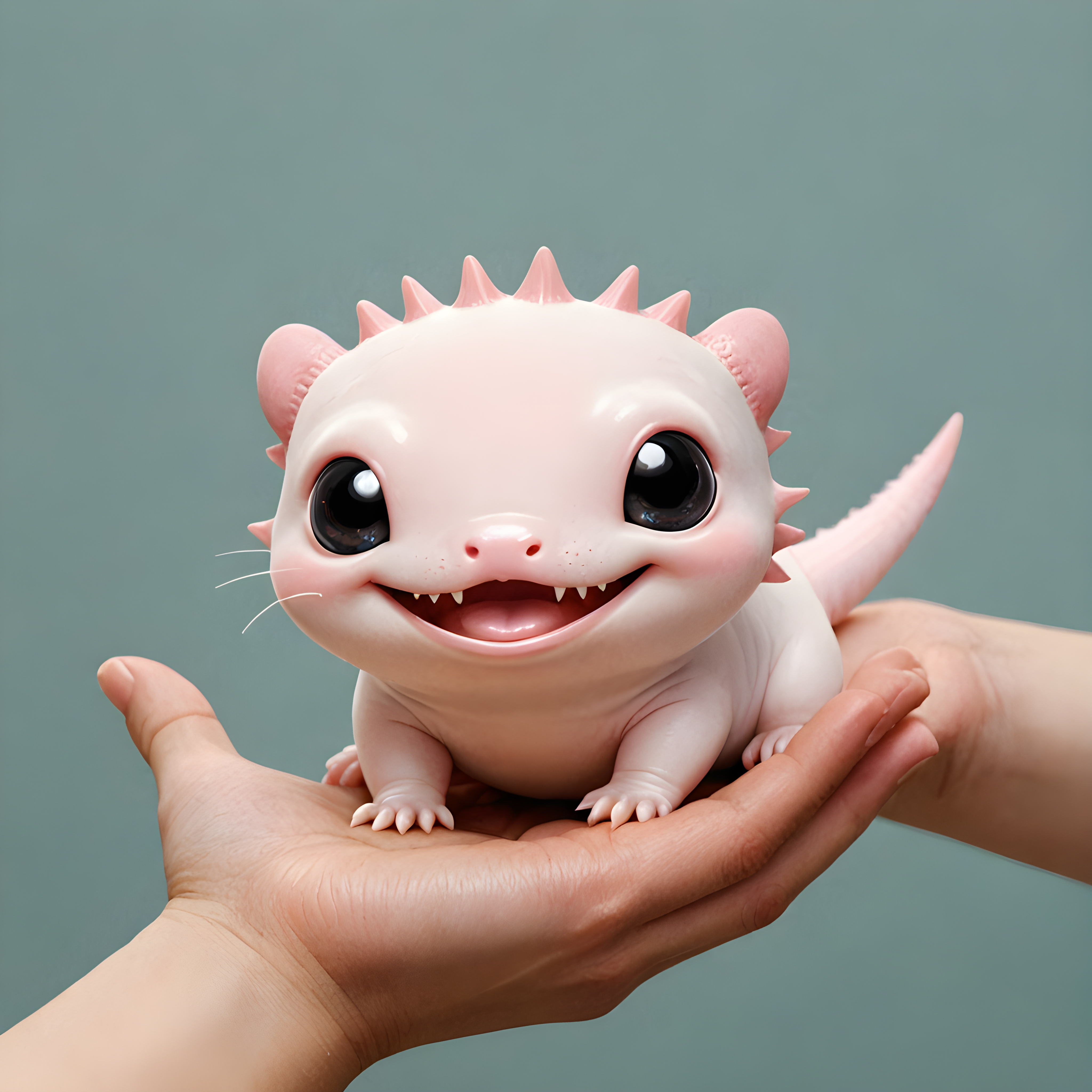 Axolotl — Cartoon / Kawaii (Funny)