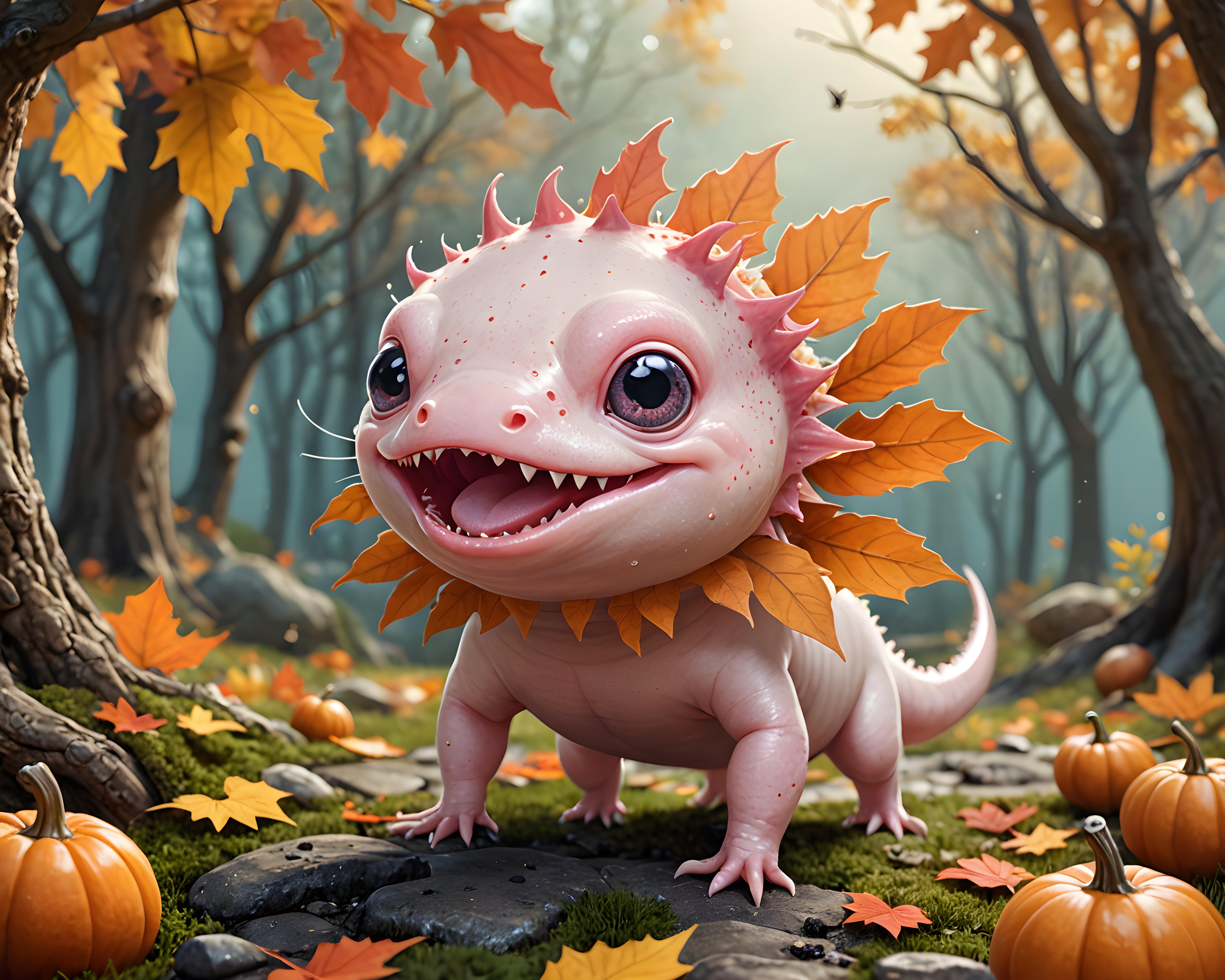 Axolotl — Cartoon / Kawaii (Seasonal)