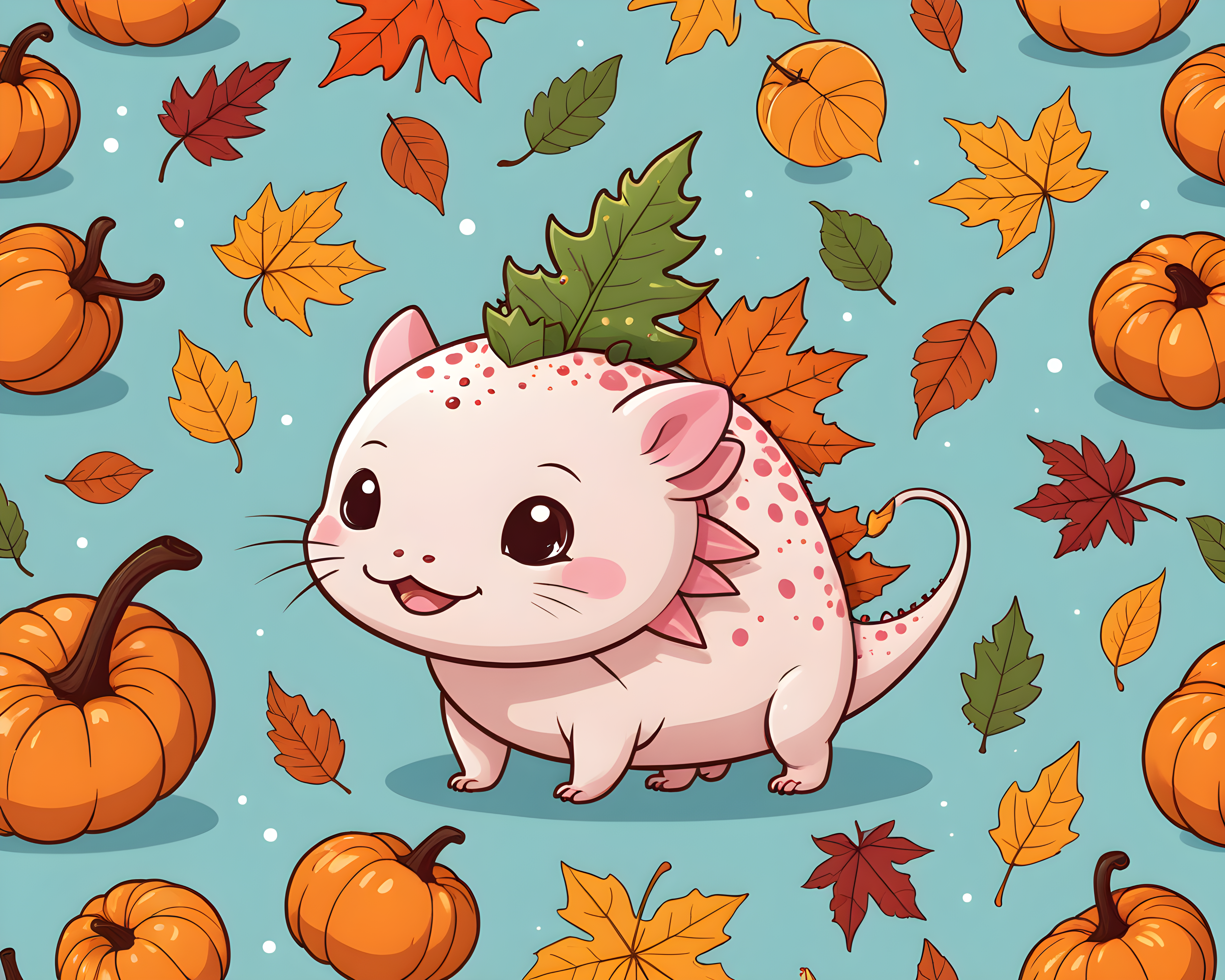 Axolotl — Cartoon / Kawaii (Seasonal)