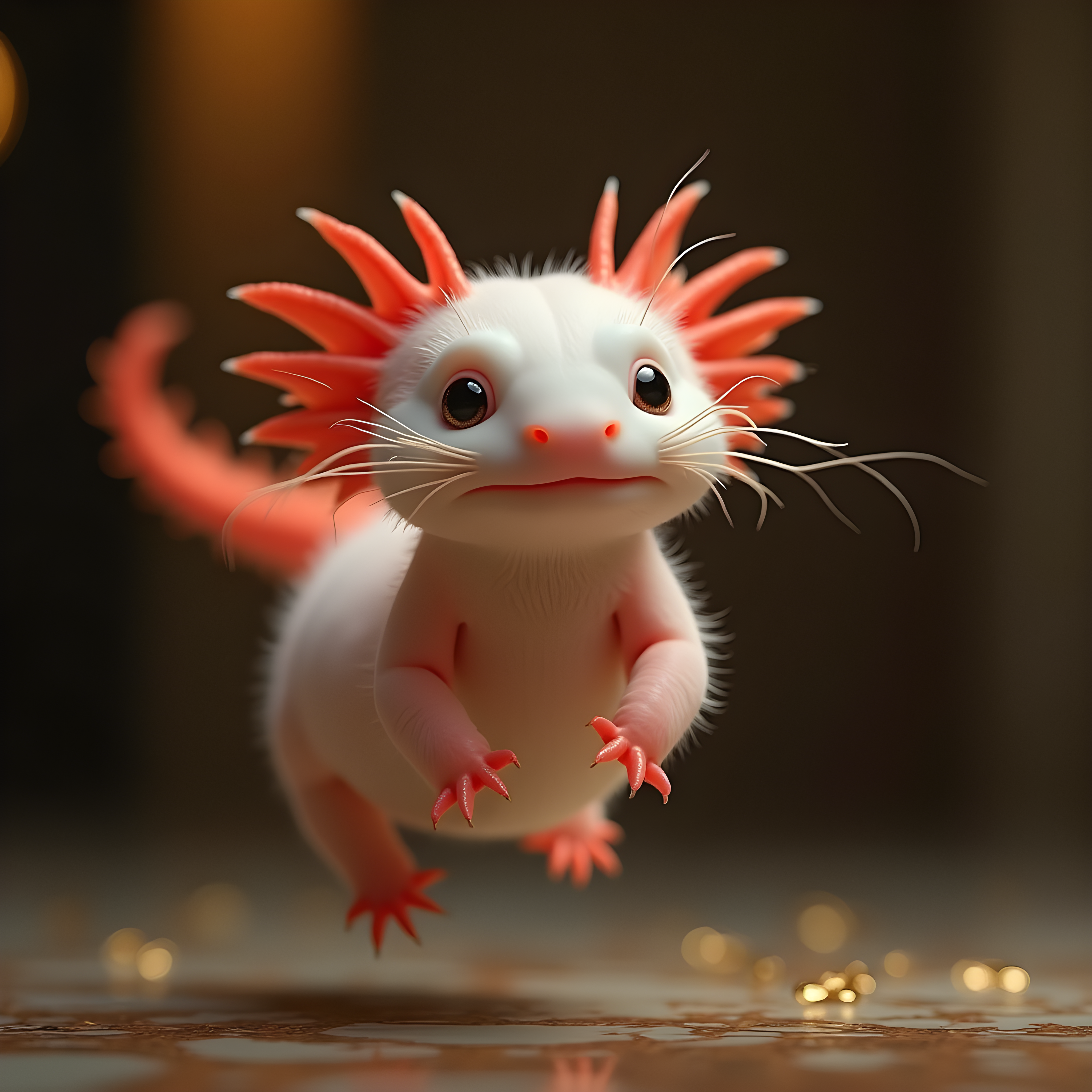 Axolotl — Hyper-Realistic (Luxury)