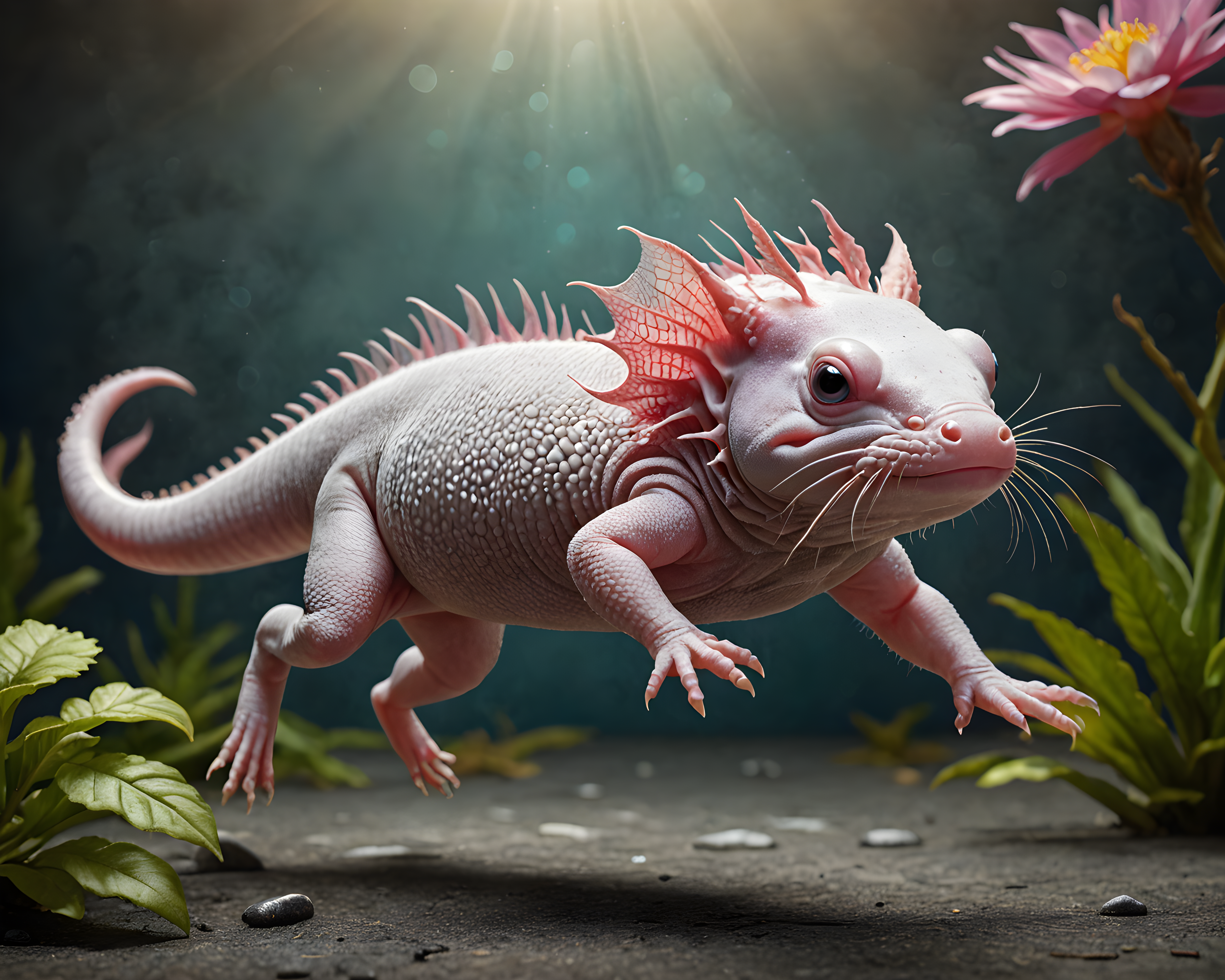 Axolotl — Line Art (Luxury)