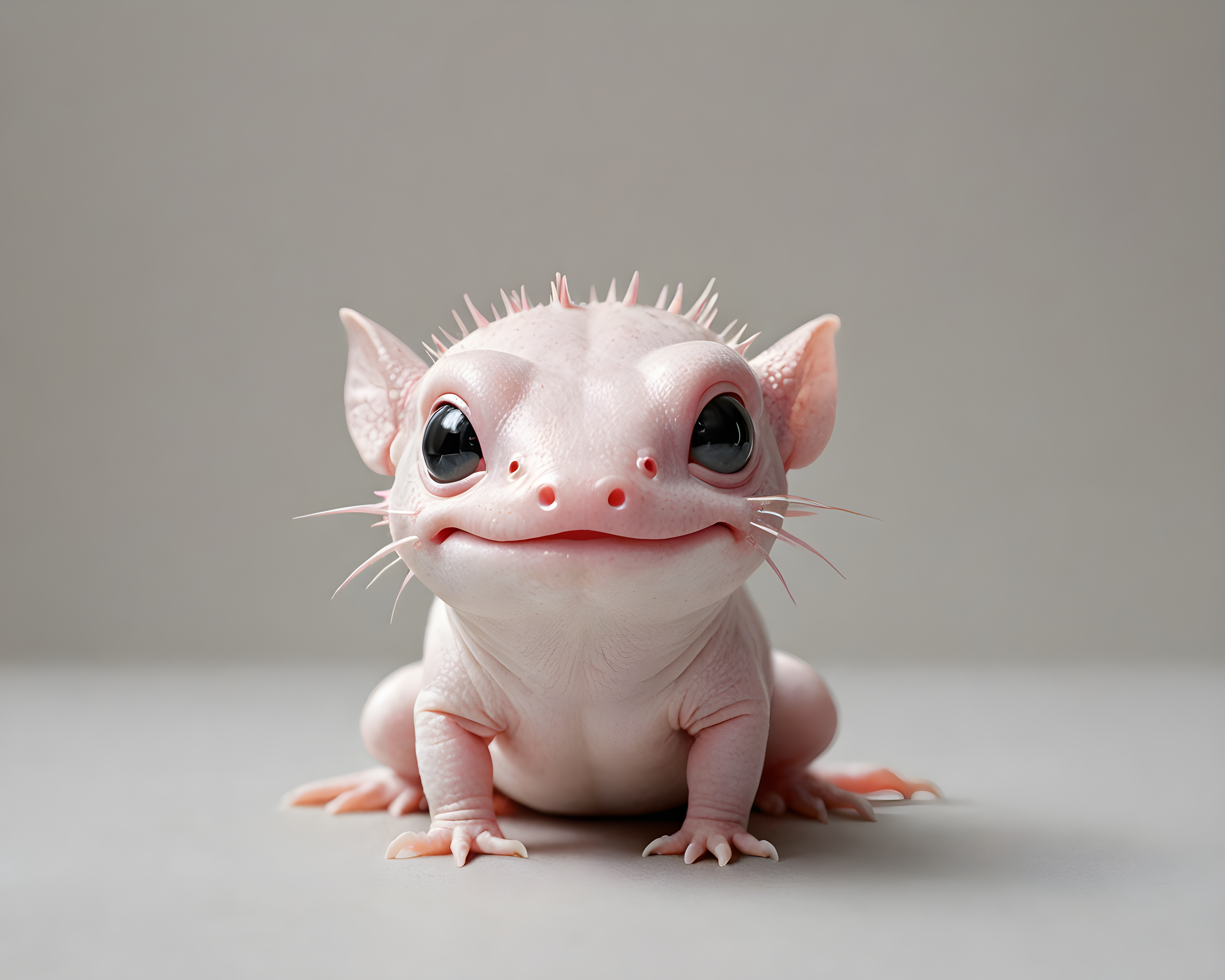 Axolotl — Minimalist Line Art (Cute)
