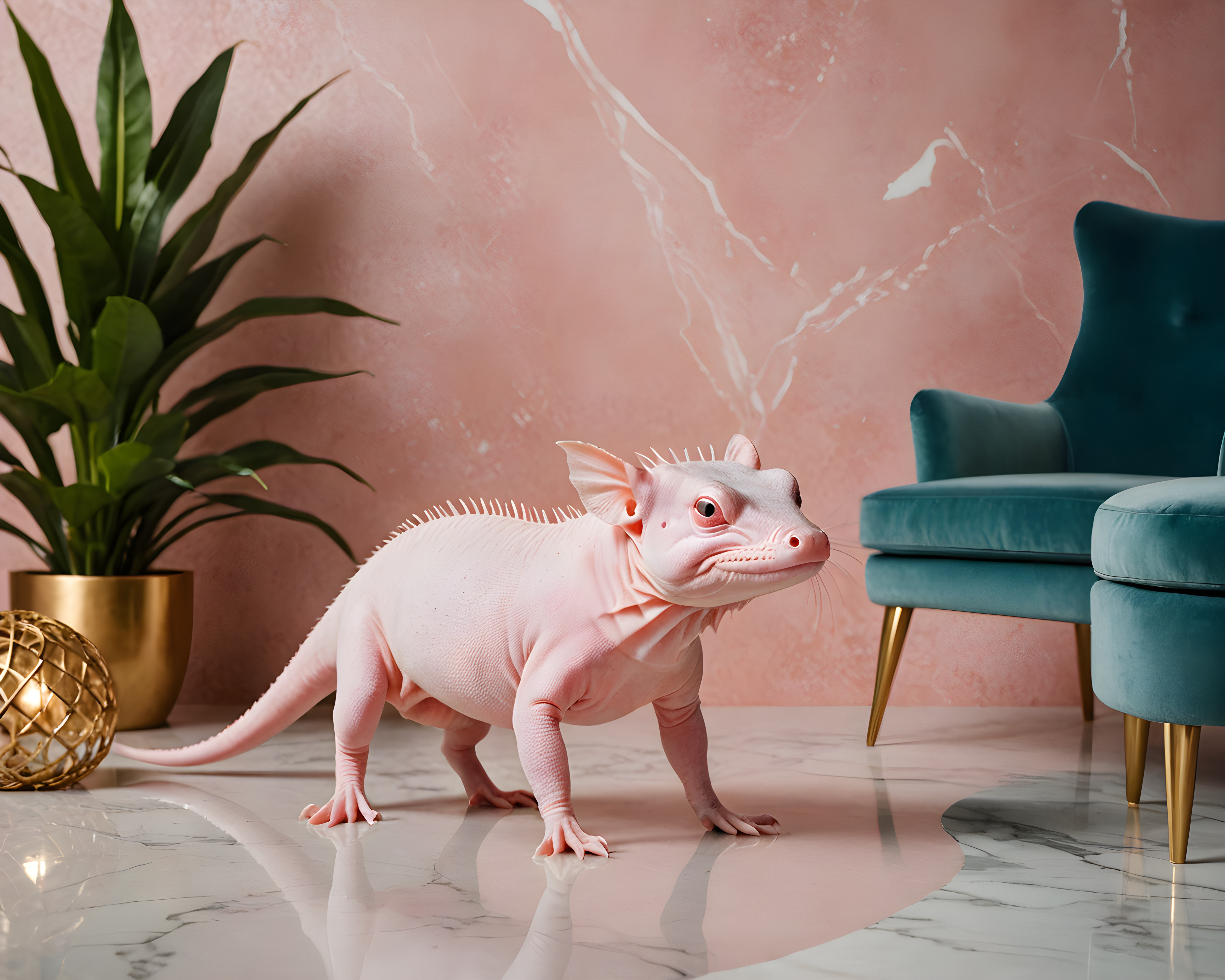 Axolotl — Modern Aesthetic (Luxury)
