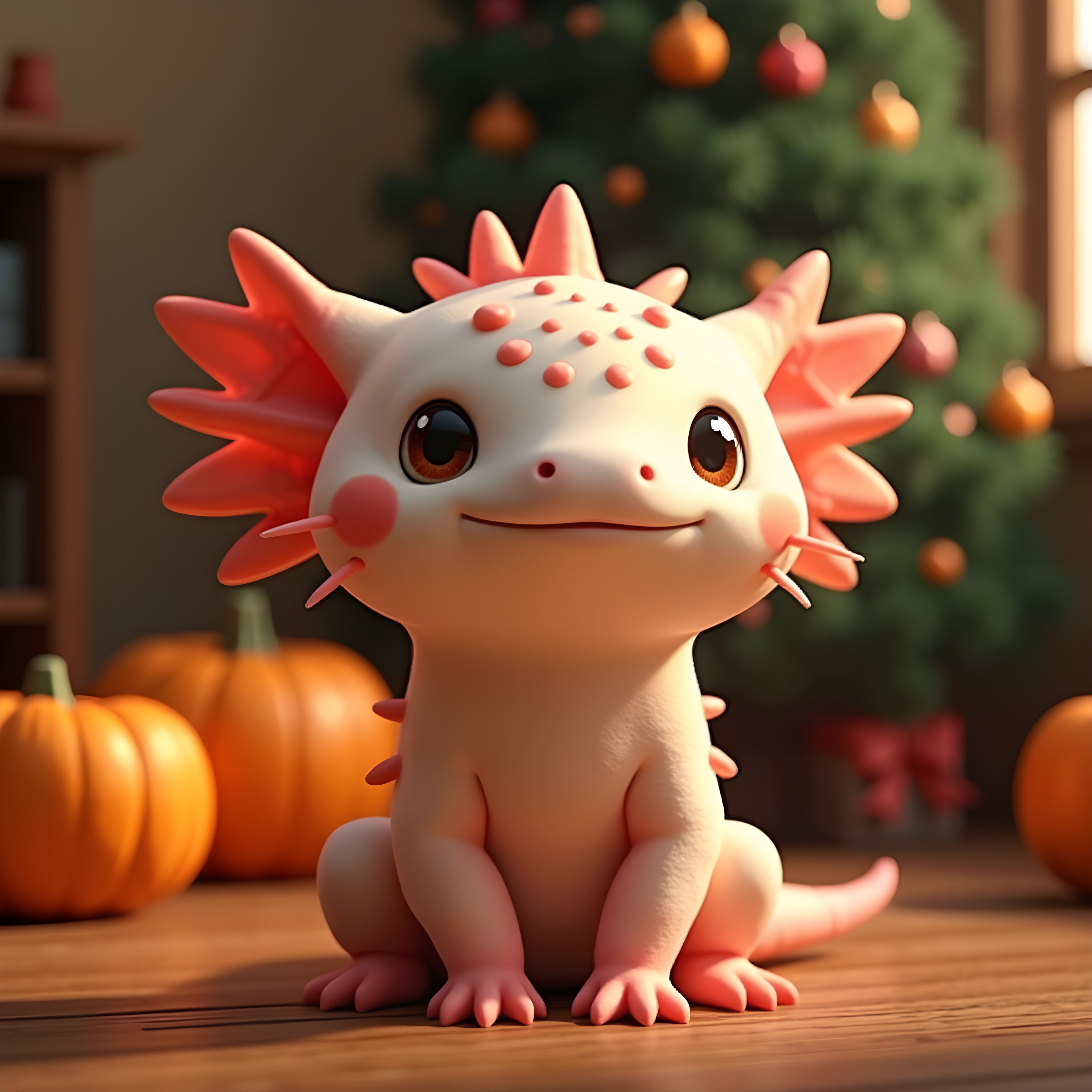Axolotl — 3D Render (Seasonal)