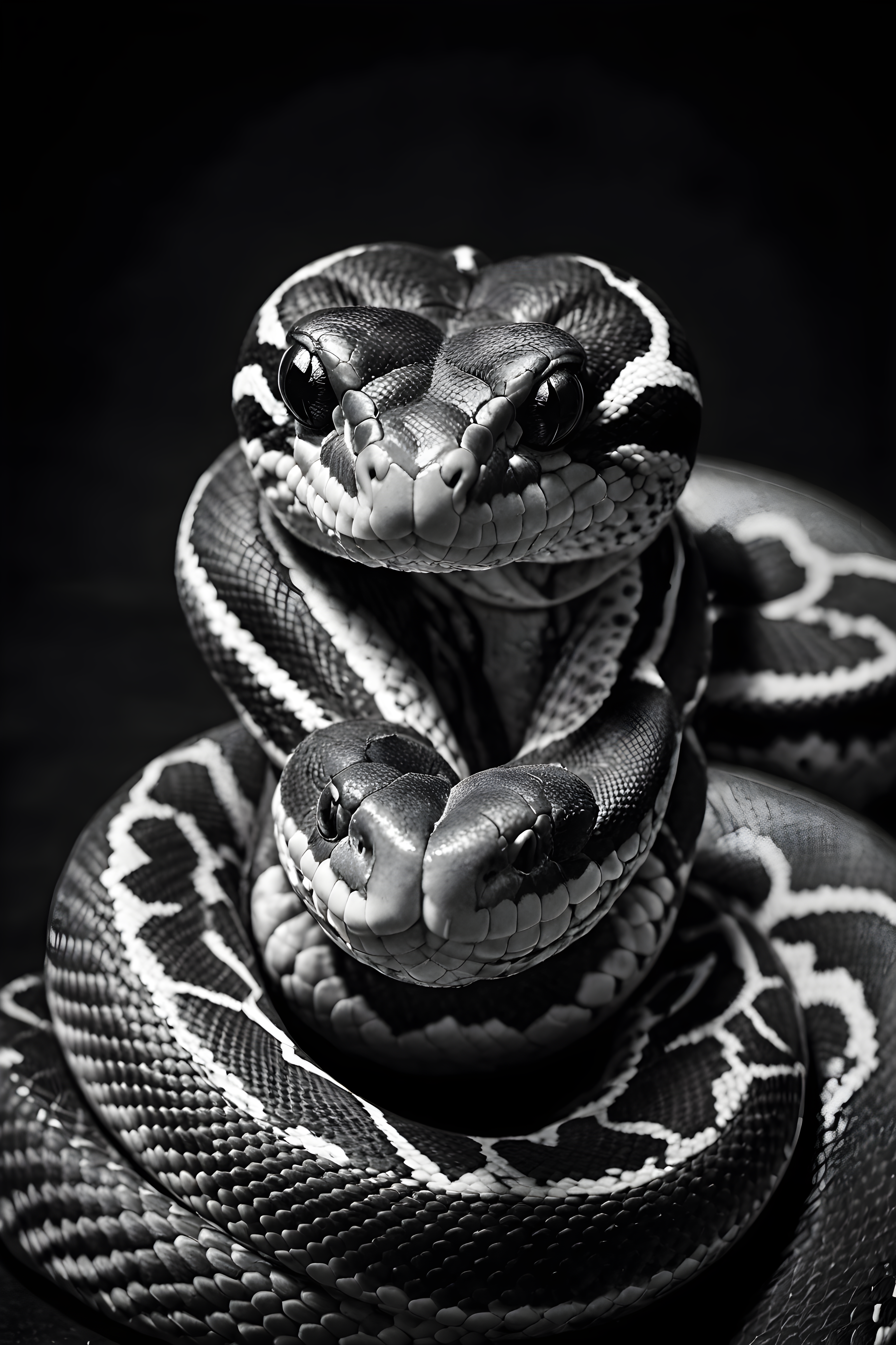 Ball Python — Black & White (Savage)