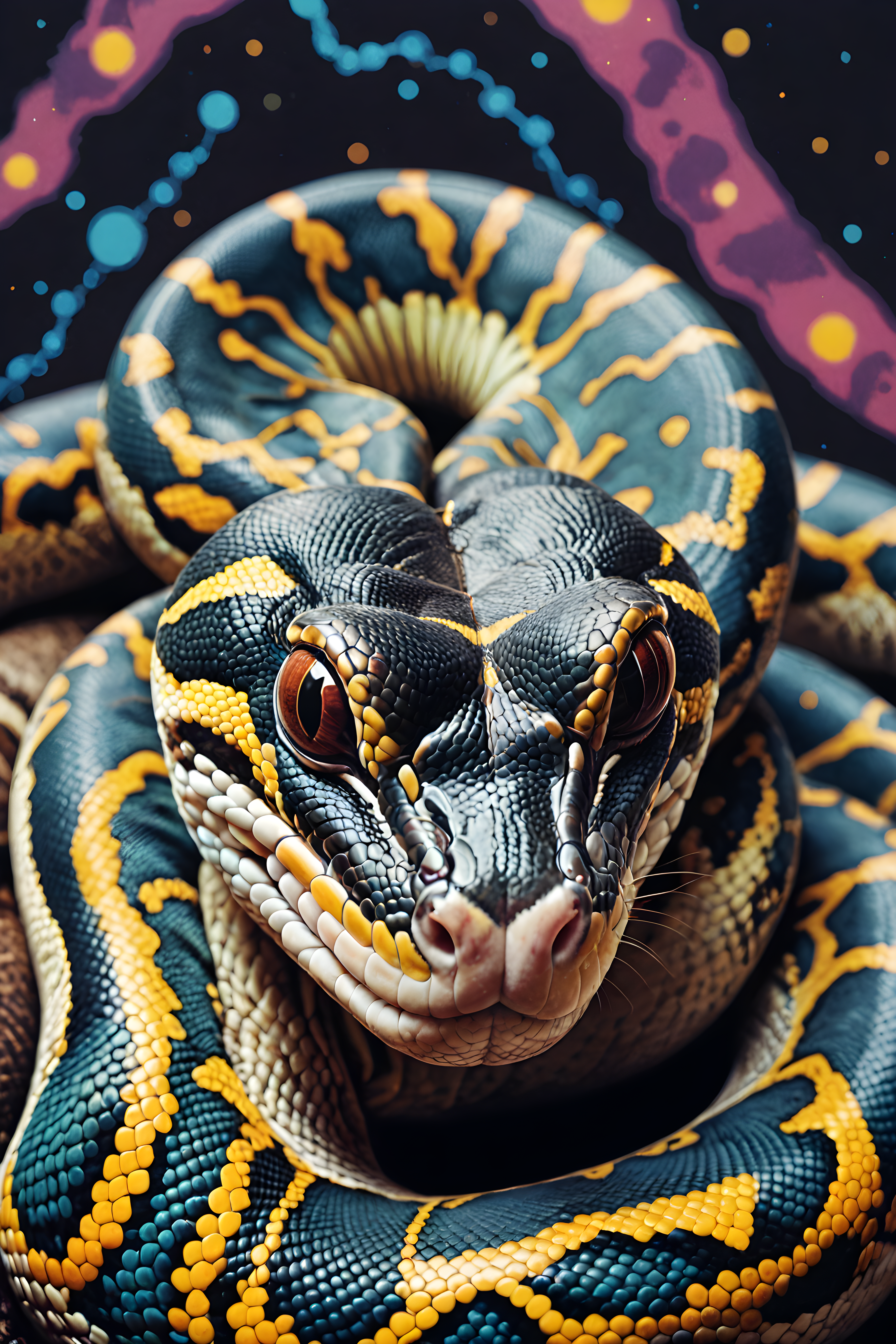 Ball Python — Retro (Fantasy)