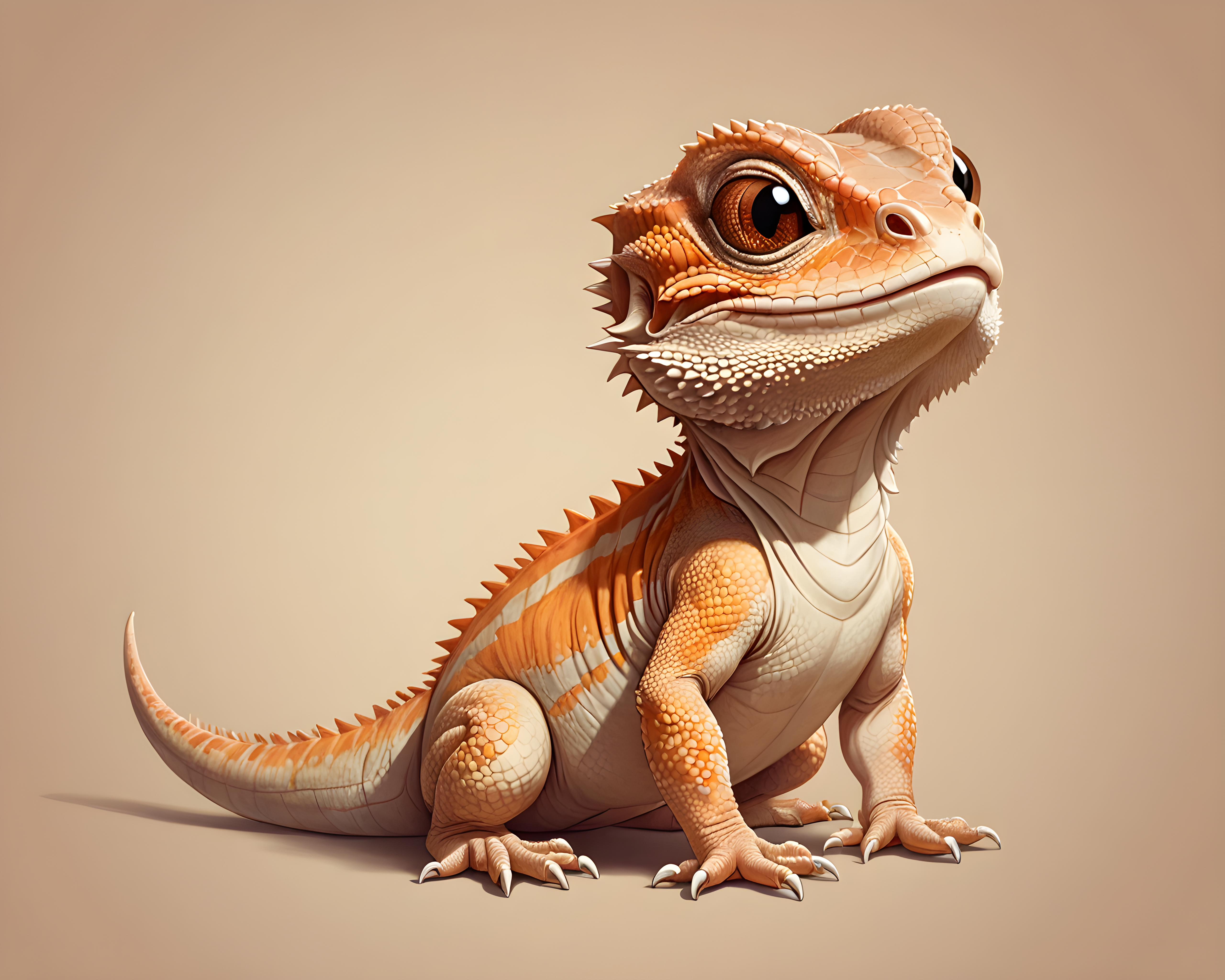 Bearded Dragon — Cartoon / Kawaii (Romantic)