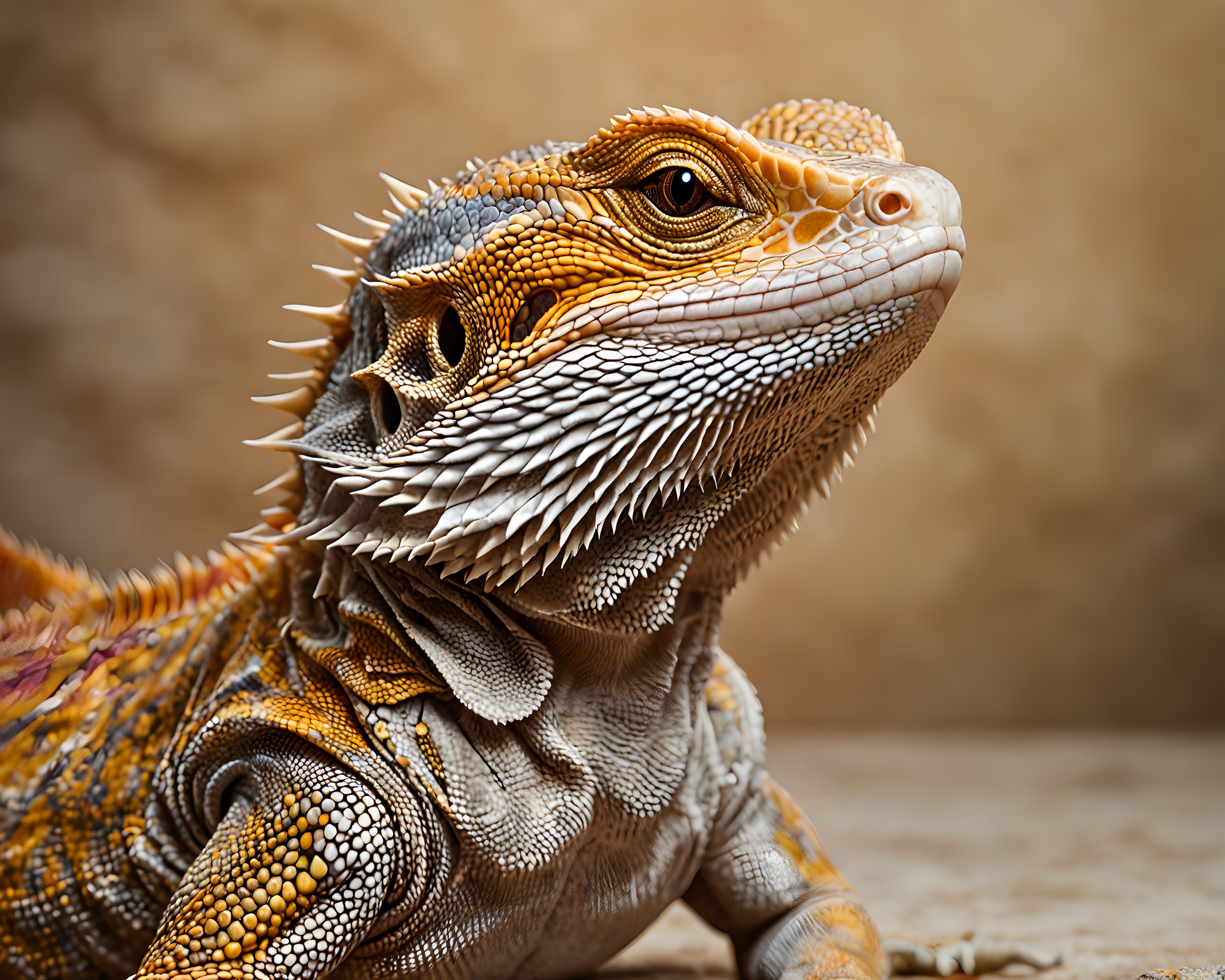 Bearded Dragon — Line Art (Luxury)