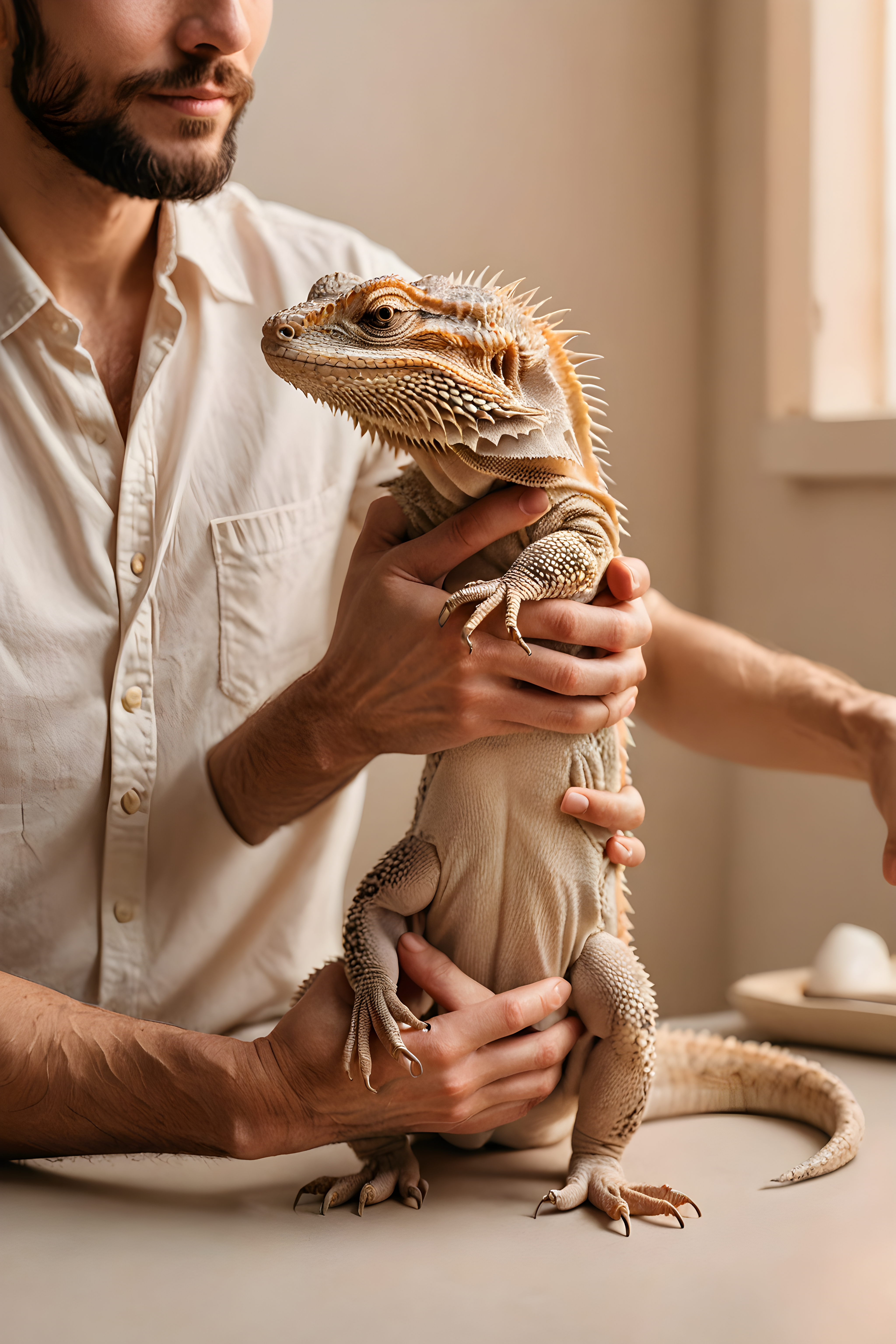 Bearded Dragon — Modern Aesthetic (Romantic)