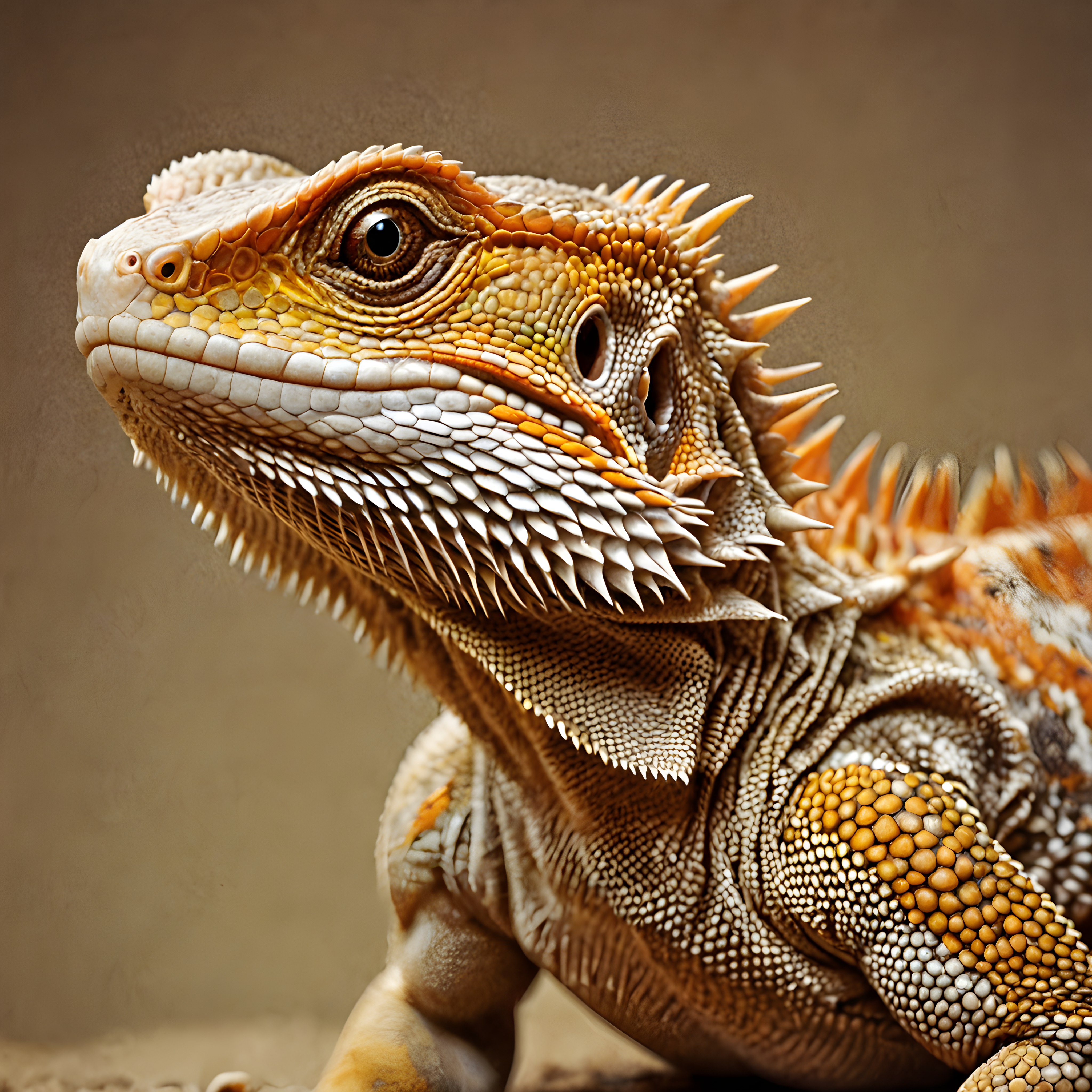Bearded Dragon — Retro (Motivational)